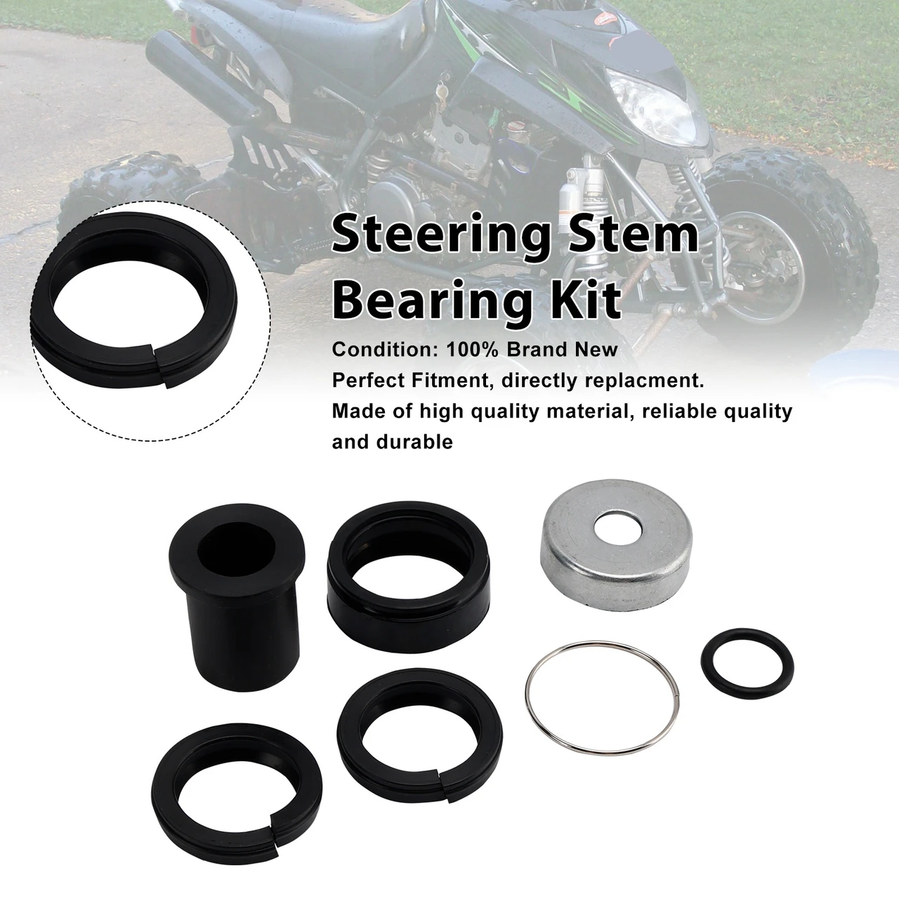 1987-2014 Suzuki LT230E LT500R LT-A400 LT-Z400 Steering Stem Bearing Kit PWSSK-K06-400 Generic