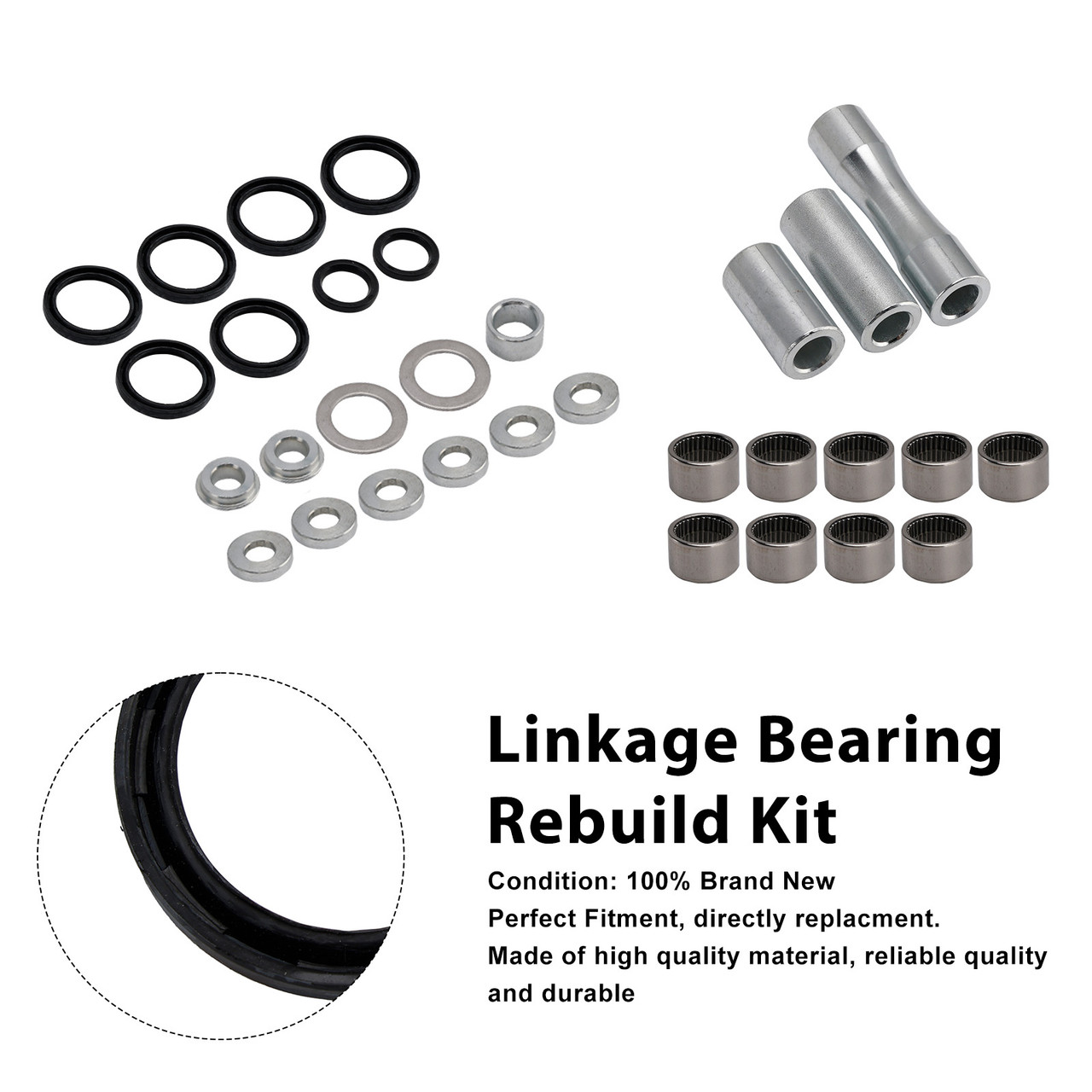2005-2017 Honda CR125R CR250R CRF250X CRF450R CRF450X Linkage Bearing Rebuild Kit LRK-H-169 Generic