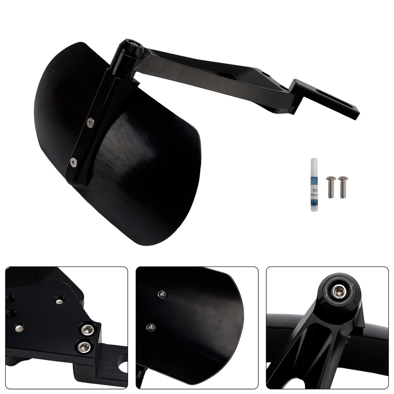 2019-2025 Triumph Scrambler 1200 400X/XC Rear Fender Mudguard Black Generic