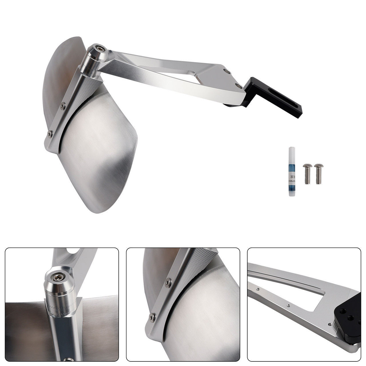 2019-2025 Triumph Scrambler 1200 400X/XC Rear Fender Mudguard Silver Generic