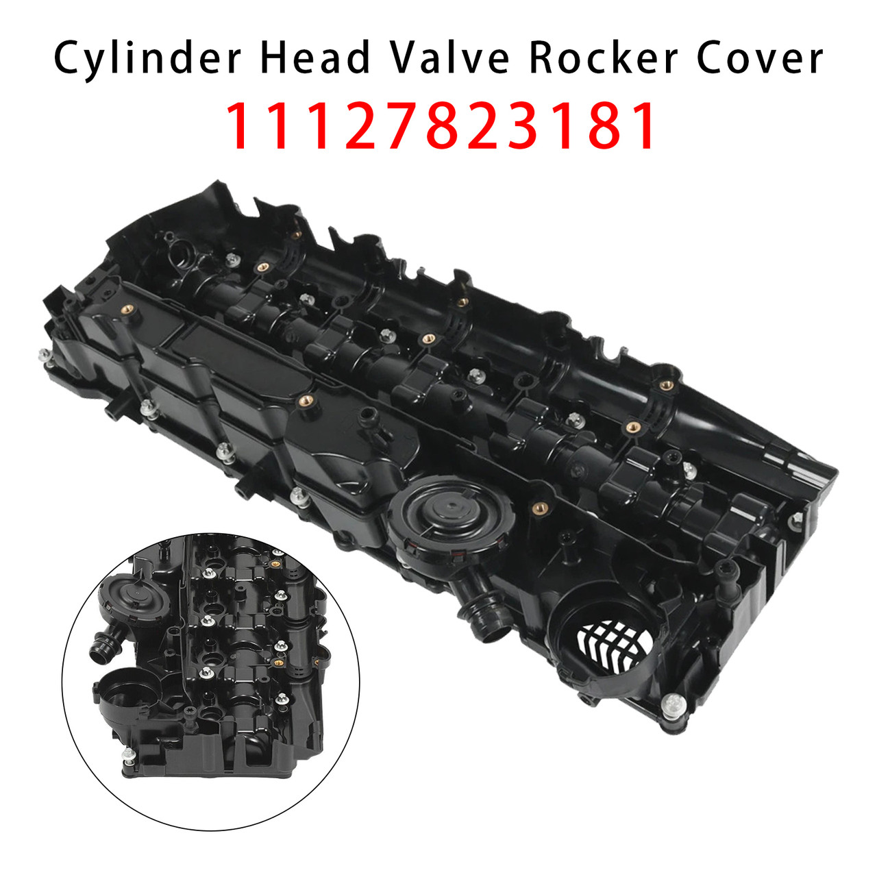 BMW N57D30 N57 3.0 Diesel Cylinder Head Valve Rocker Cover 11127823181 Generic