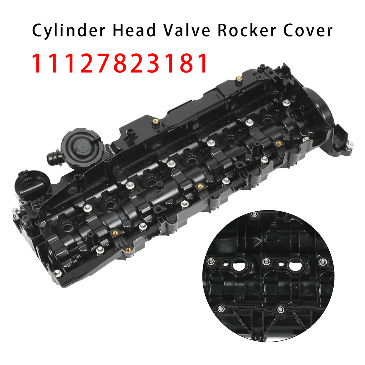 BMW N57D30 N57 3.0 Diesel Cylinder Head Valve Rocker Cover 11127823181 Generic