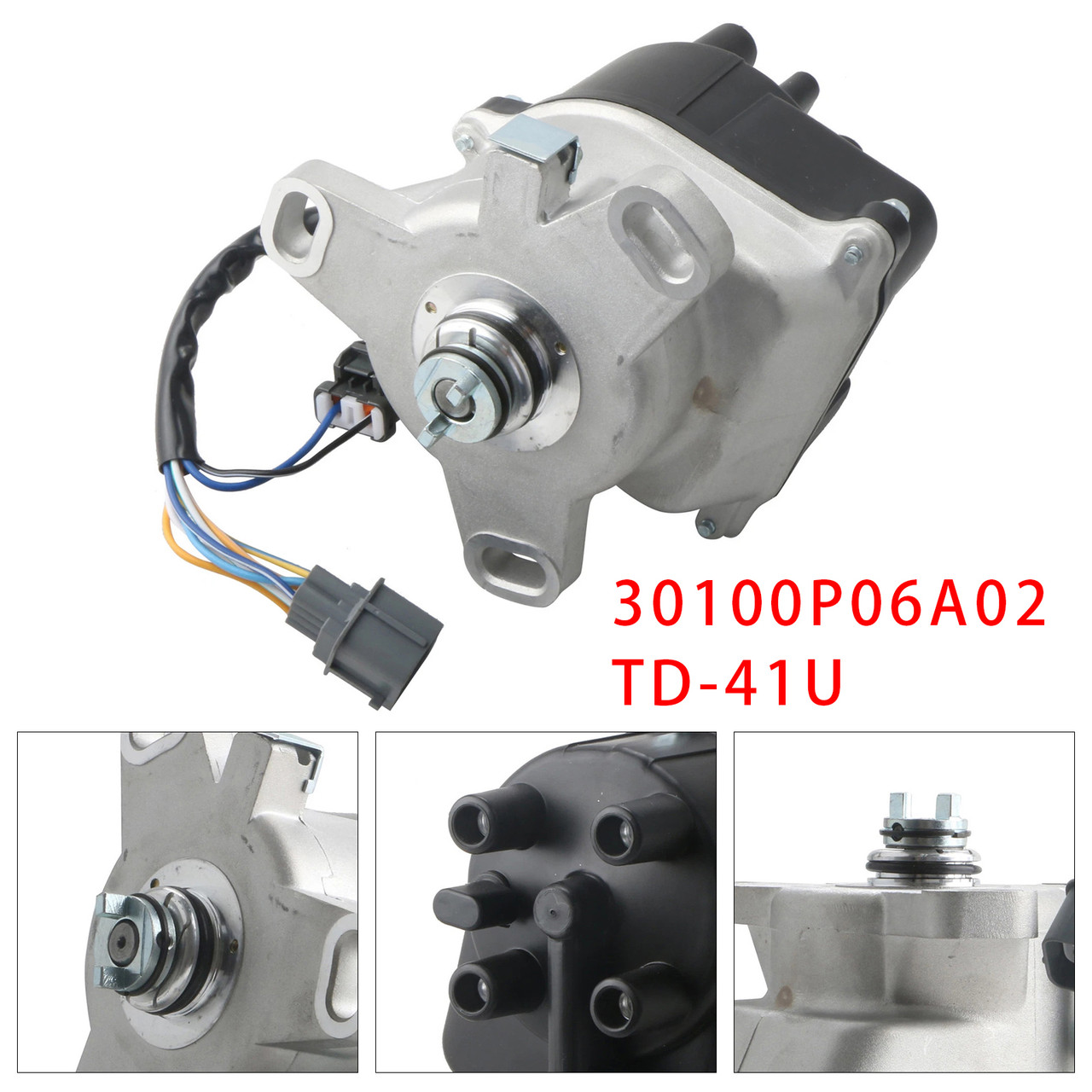 1992-1995 Honda Civic DX/CX/LX 1.5L NON VTEC TD-41U Ignition Distributor 30100P06A02 Generic