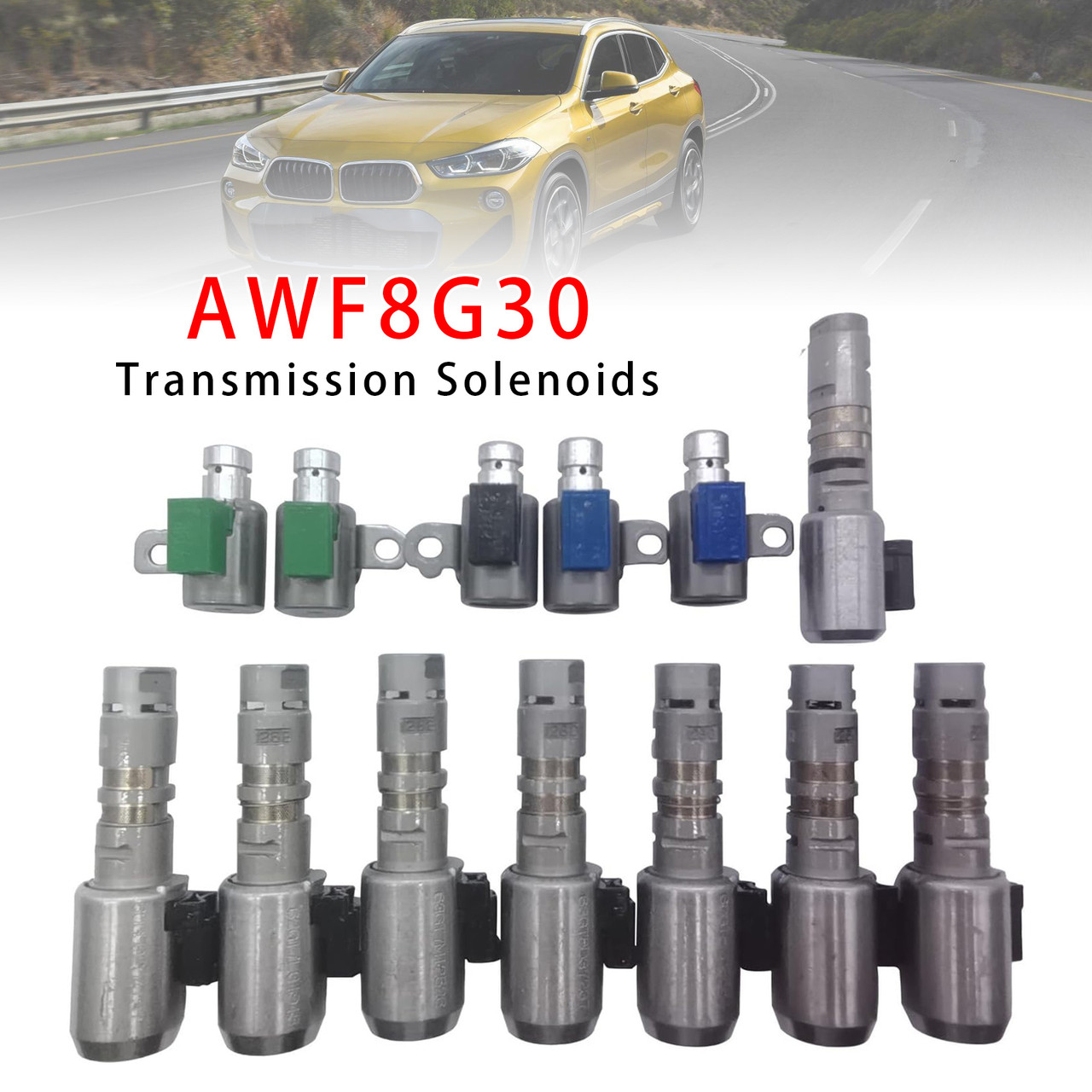 BMW X2 13 PCS AWF8G30 Transmission Solenoids 8G30 Generic