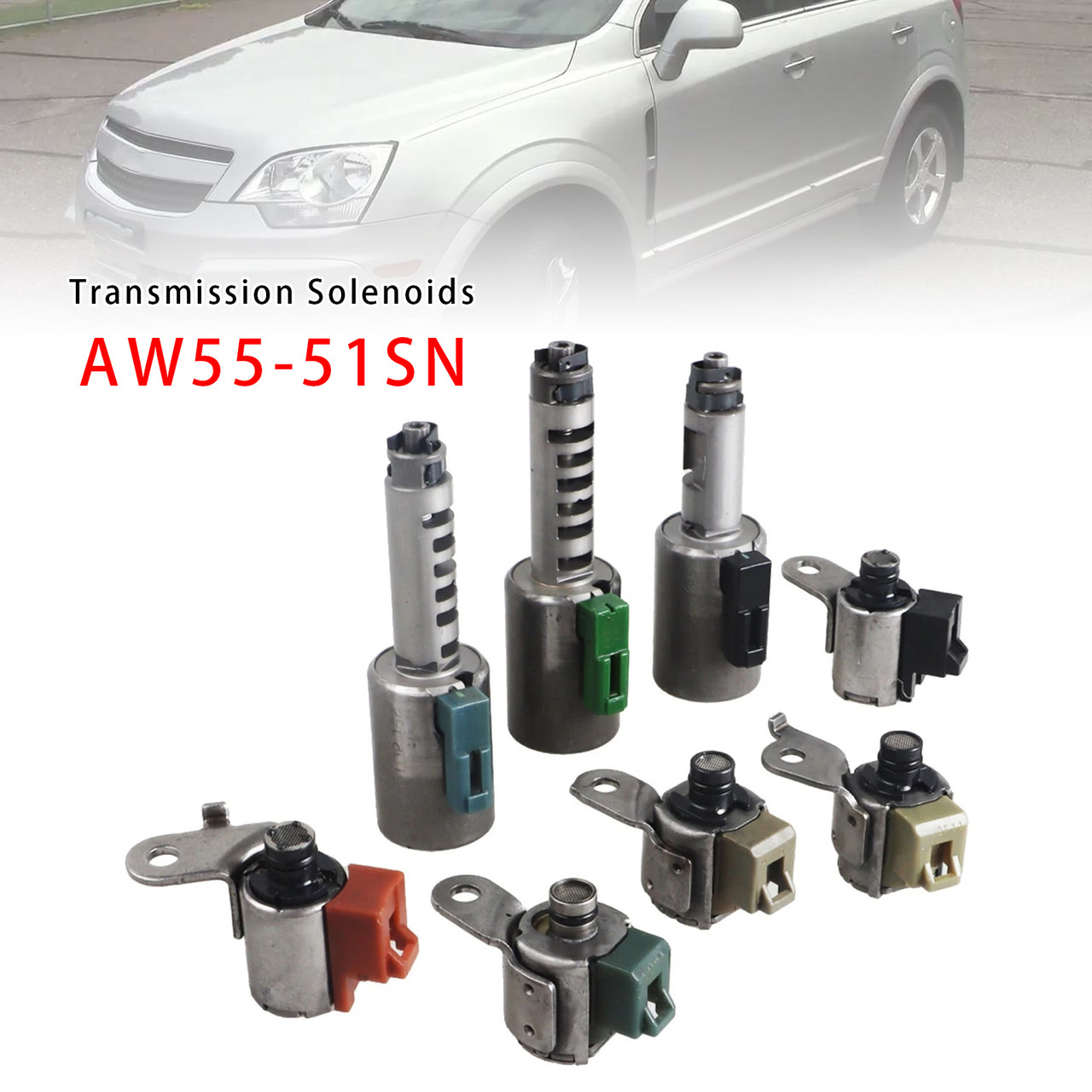 2007-2008 Suzuki XL-7 8PCS Transmission Shift Solenoids Valve AW55-51SN Generic