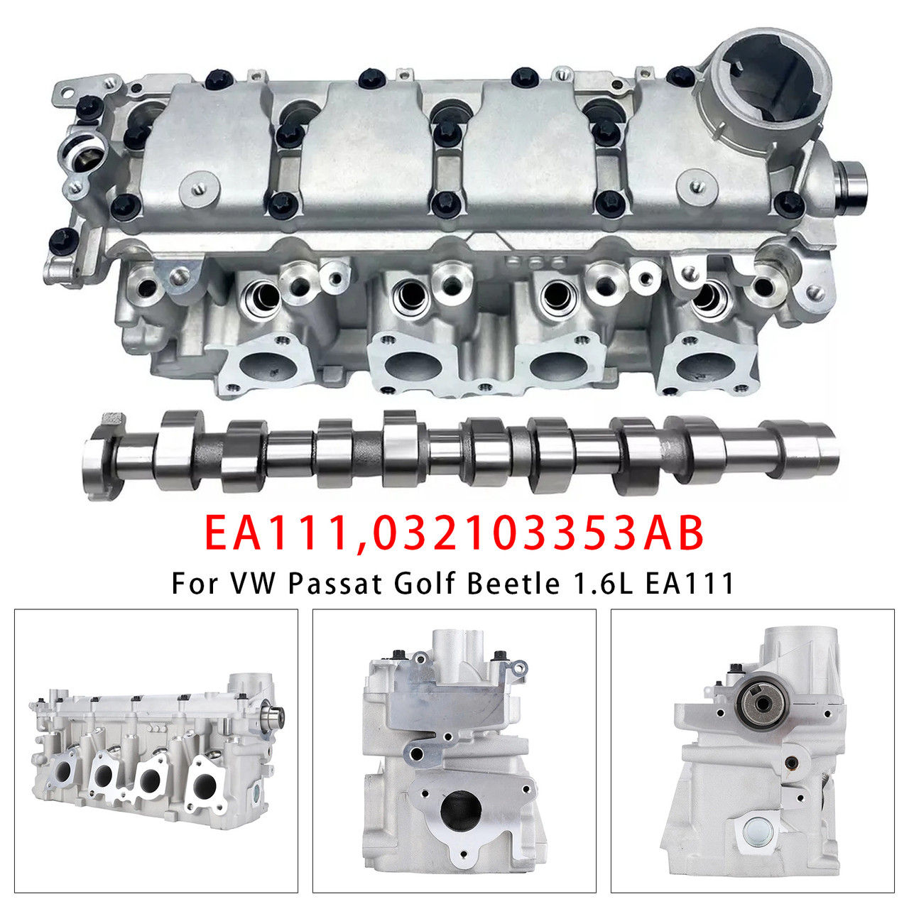 VW Passat Golf Beetle 1.6L EA111 Cylinder Head Assembly 032103353AB Generic