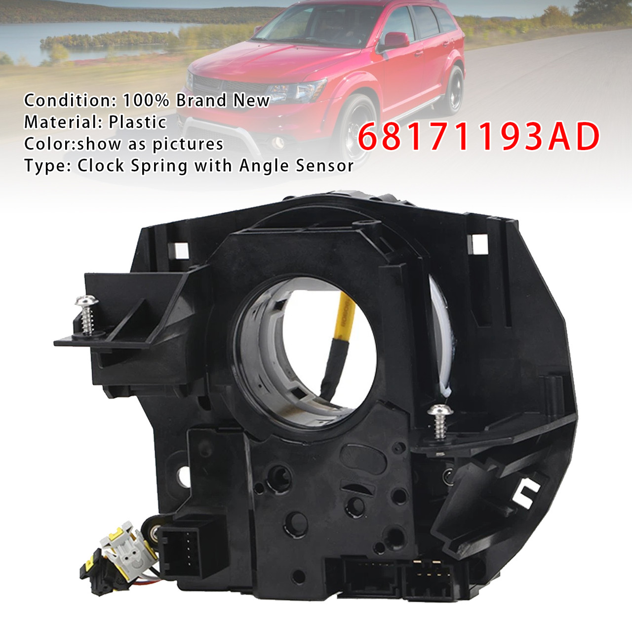 2013-2020 Dodge Journey Steering Clock Spring with Angle Sensor 68171193AD Generic