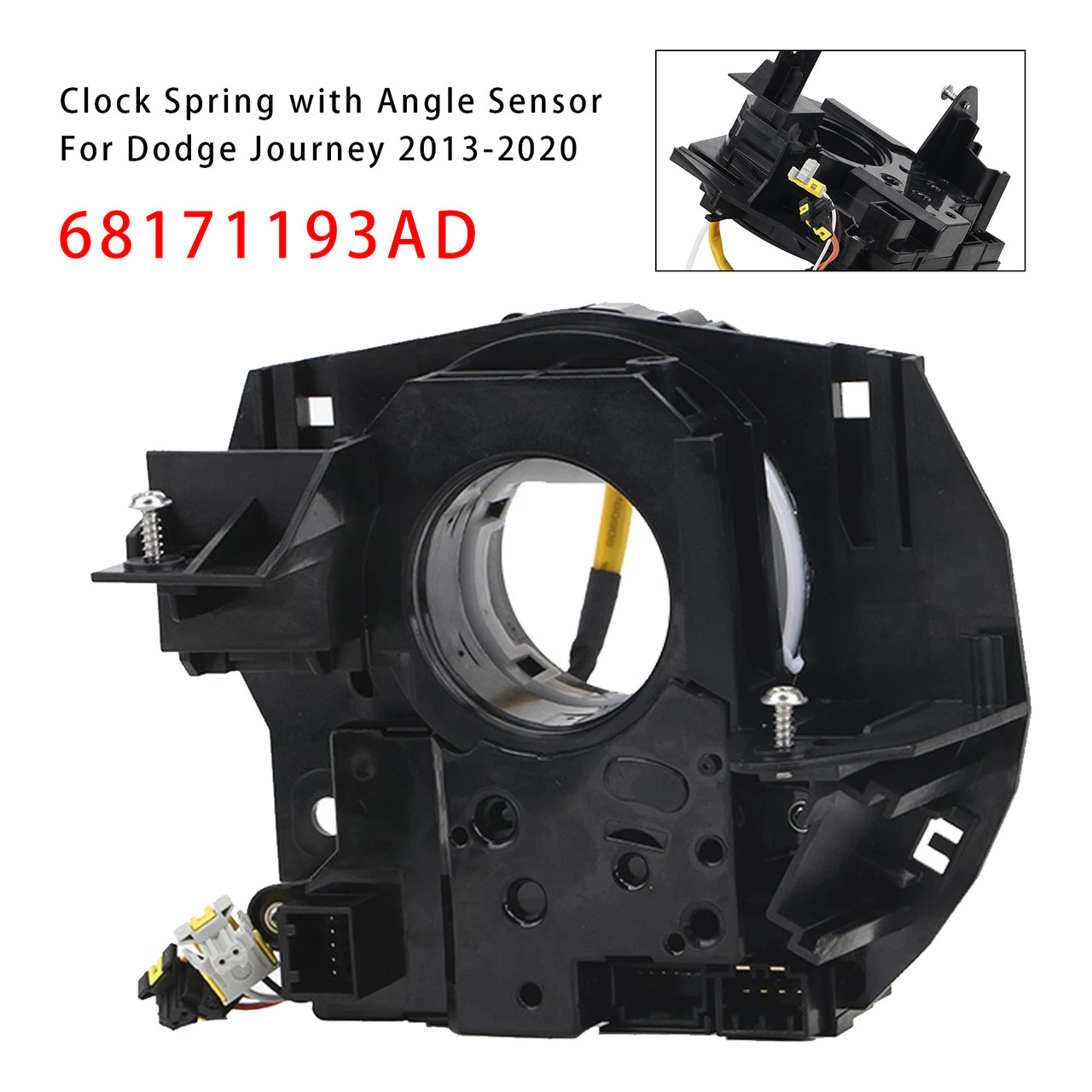 2013-2020 Dodge Journey Steering Clock Spring with Angle Sensor 68171193AD Generic
