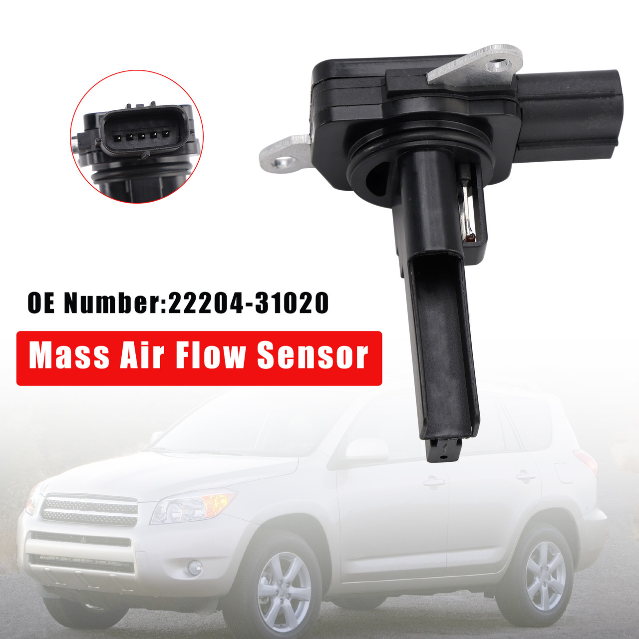 2007-2012 Toyota RAV4 Camry Corolla Sienna Mass Air Flow Sensor 22204-31020