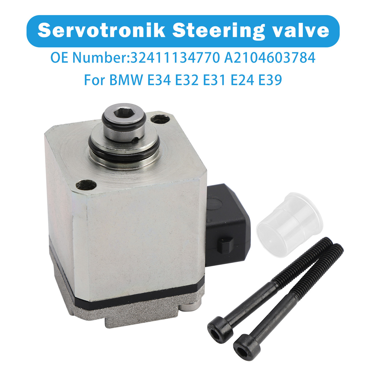 BMW E34 E32 E31 E24 E39 Servotronik Steering valve 32411134770 A2104603784 Generic