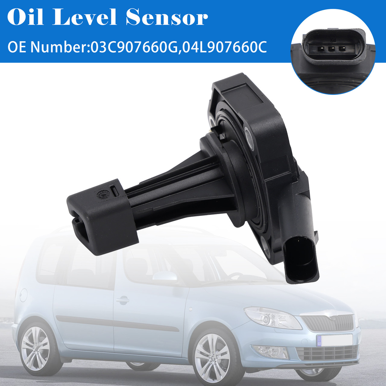 2003-2020 Audi A1 A3 A5 A6 Oil Level Sensor 04L907660C Generic