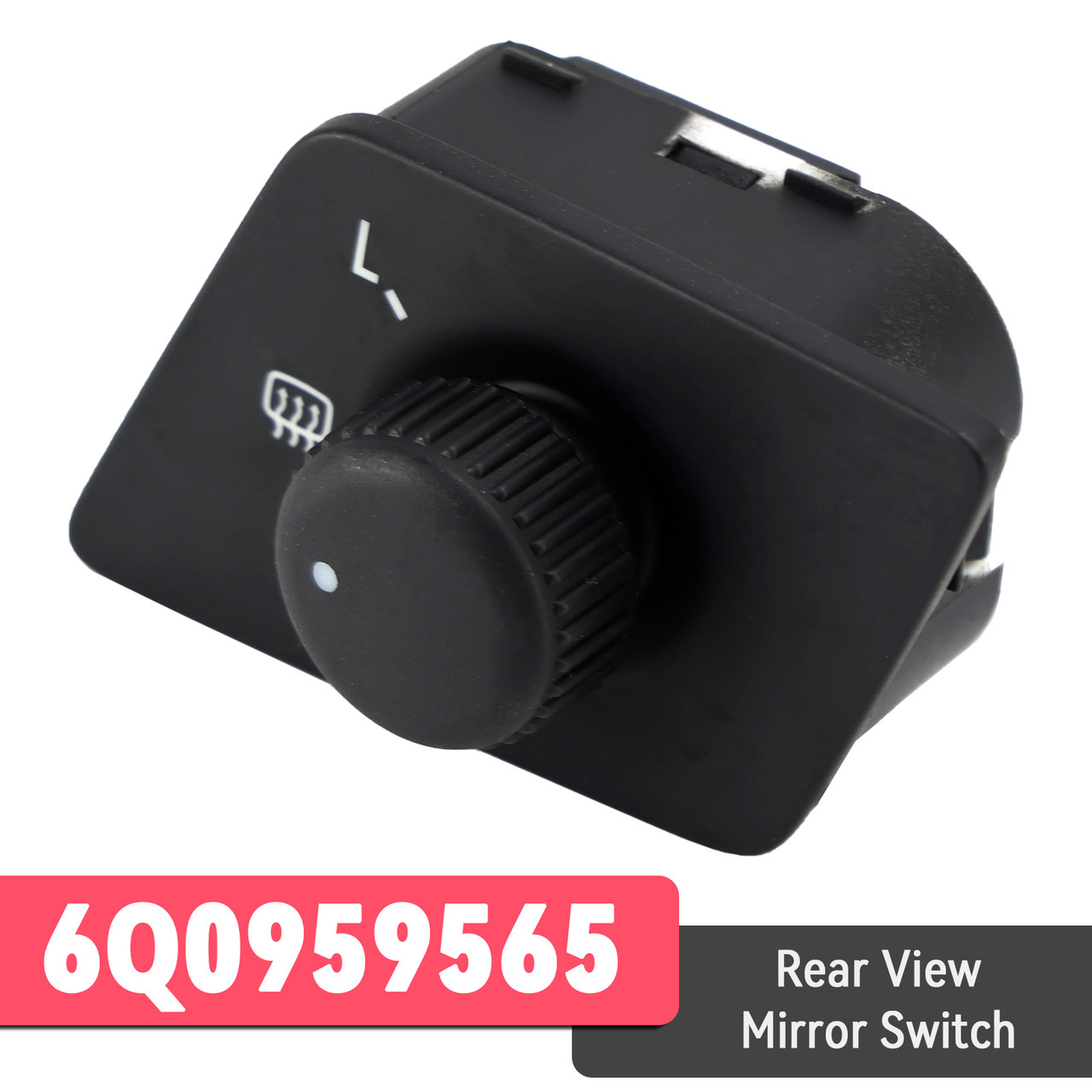 2002-2010 VW Polo Rear View Mirror Switch Adjust Knob With Heat 6Q0959565 Generic