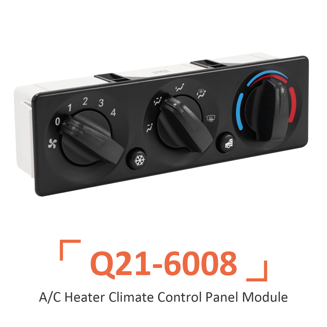 2009-2011 Peterbilt 387 HVAC A/C Heater Climate Control Panel Module Q21-6008 Generic