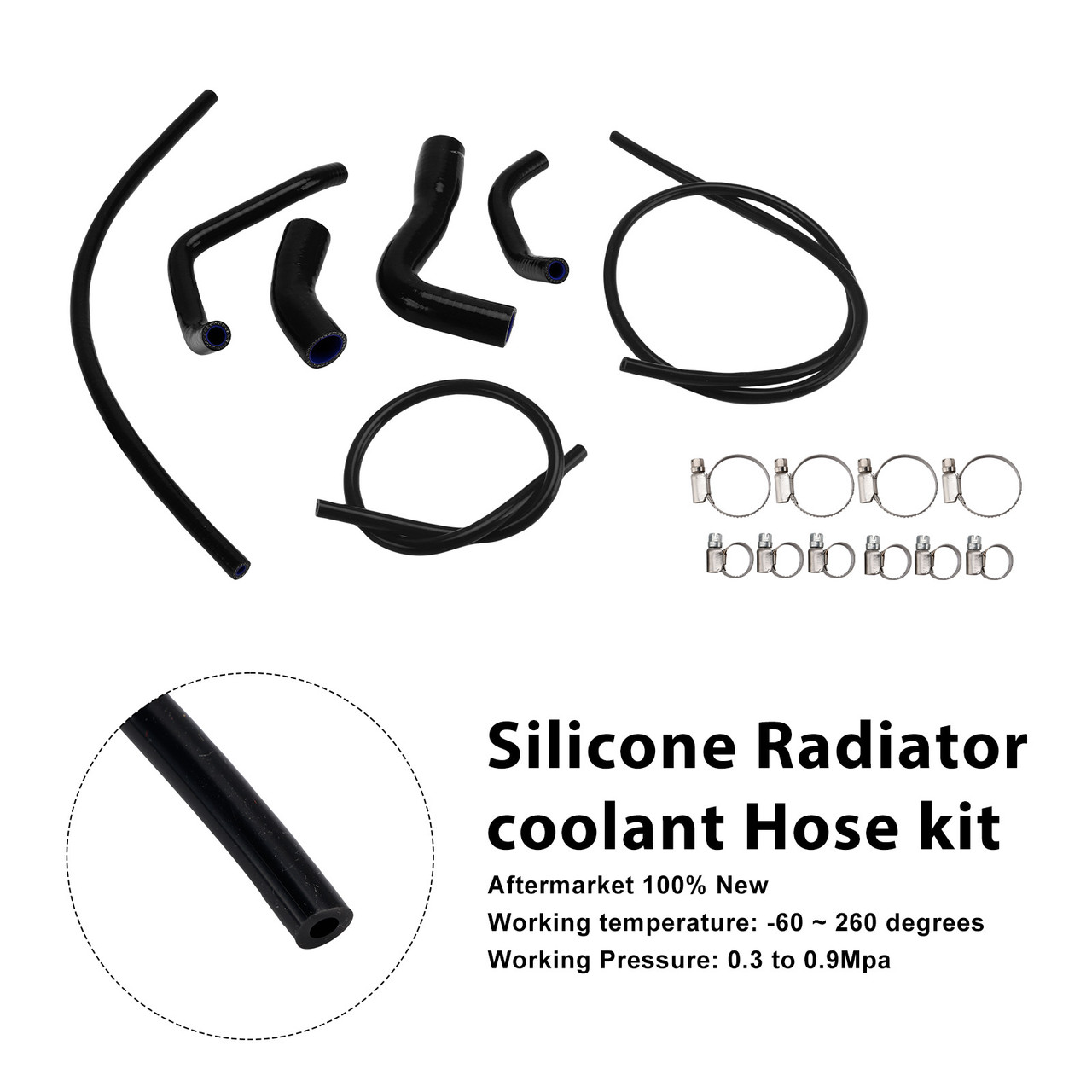 2021-2025 Aprilia RS 660 Silicone Radiator coolant Hose kit Generic