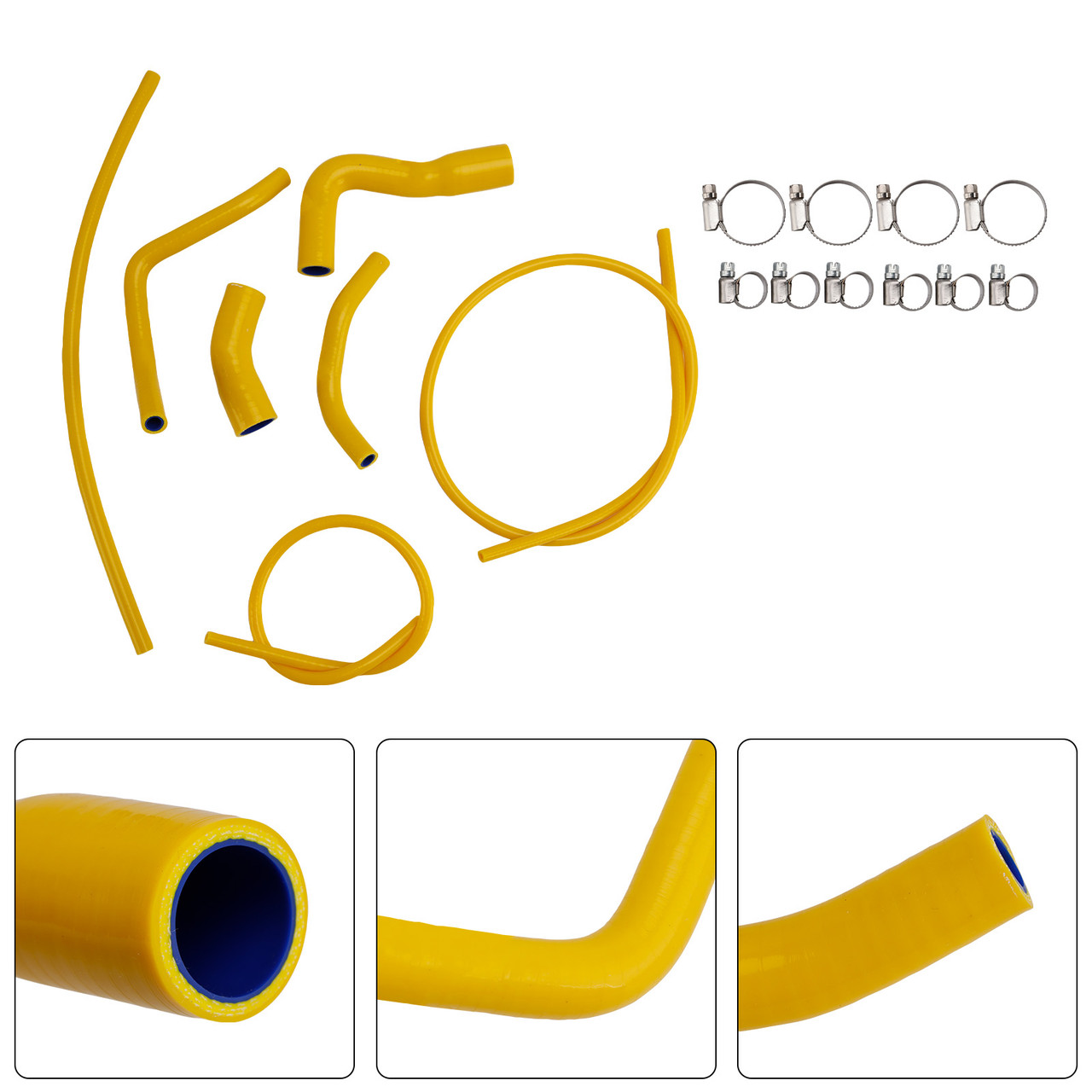 2021-2025 Aprilia RS 660 Silicone Radiator coolant Hose kit Yellow Generic
