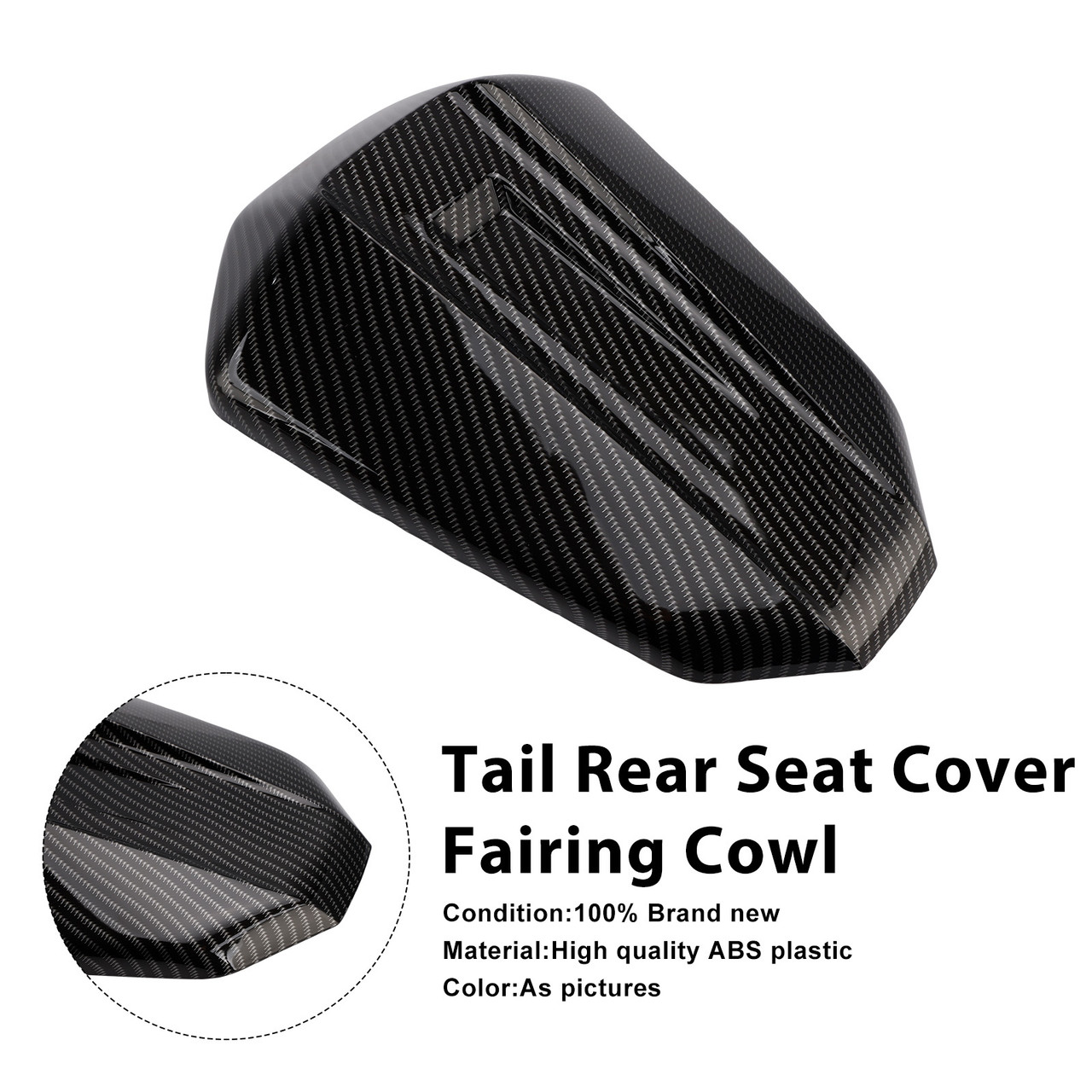 2025-2026 Yamaha MT-07 Tail Rear Seat Cover Fairing Cowl Carbon Generic
