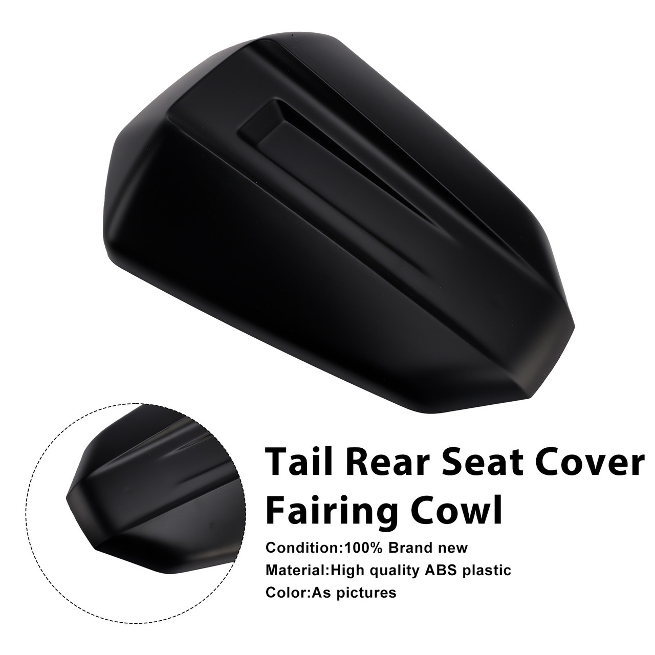 2025-2026 Yamaha MT-07 Tail Rear Seat Cover Fairing Cowl Matte Black Generic