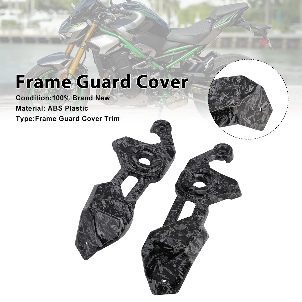 2025-2026 Kawasaki Z900 Frame Side Cover Panel Guard Fairing Forge Generic