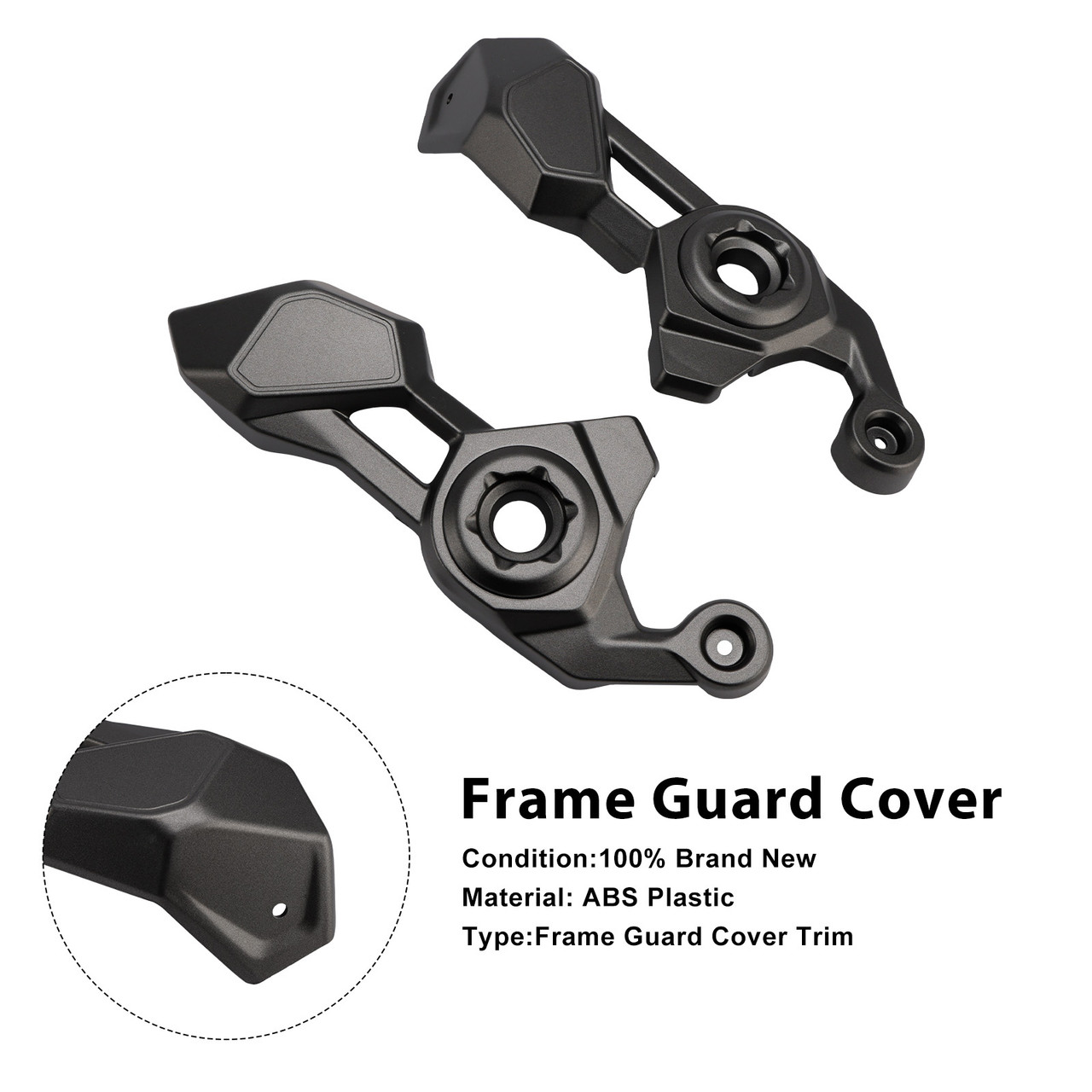 2025-2026 Kawasaki Z900 Frame Side Cover Panel Guard Fairing Gray Generic