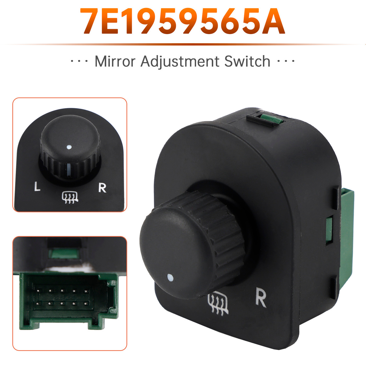 2003-2015 VW California T5 Camper Mirror Adjustment Switch 7E1959565A Generic