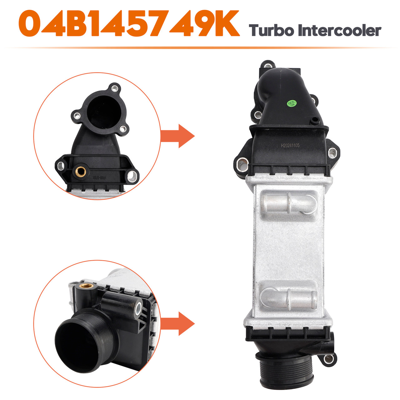 2015-2018 VW Polo Sedan/Classic/Notchback/Variant 6C Turbo Intercooler 04B145749K Generic