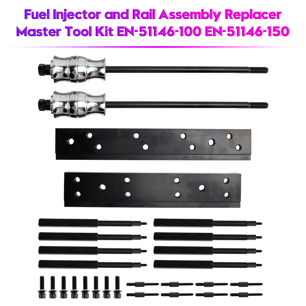 Fuel Injector and Rail Assembly Replacer Master Tool Kit EN-51146-100 EN-51146-150