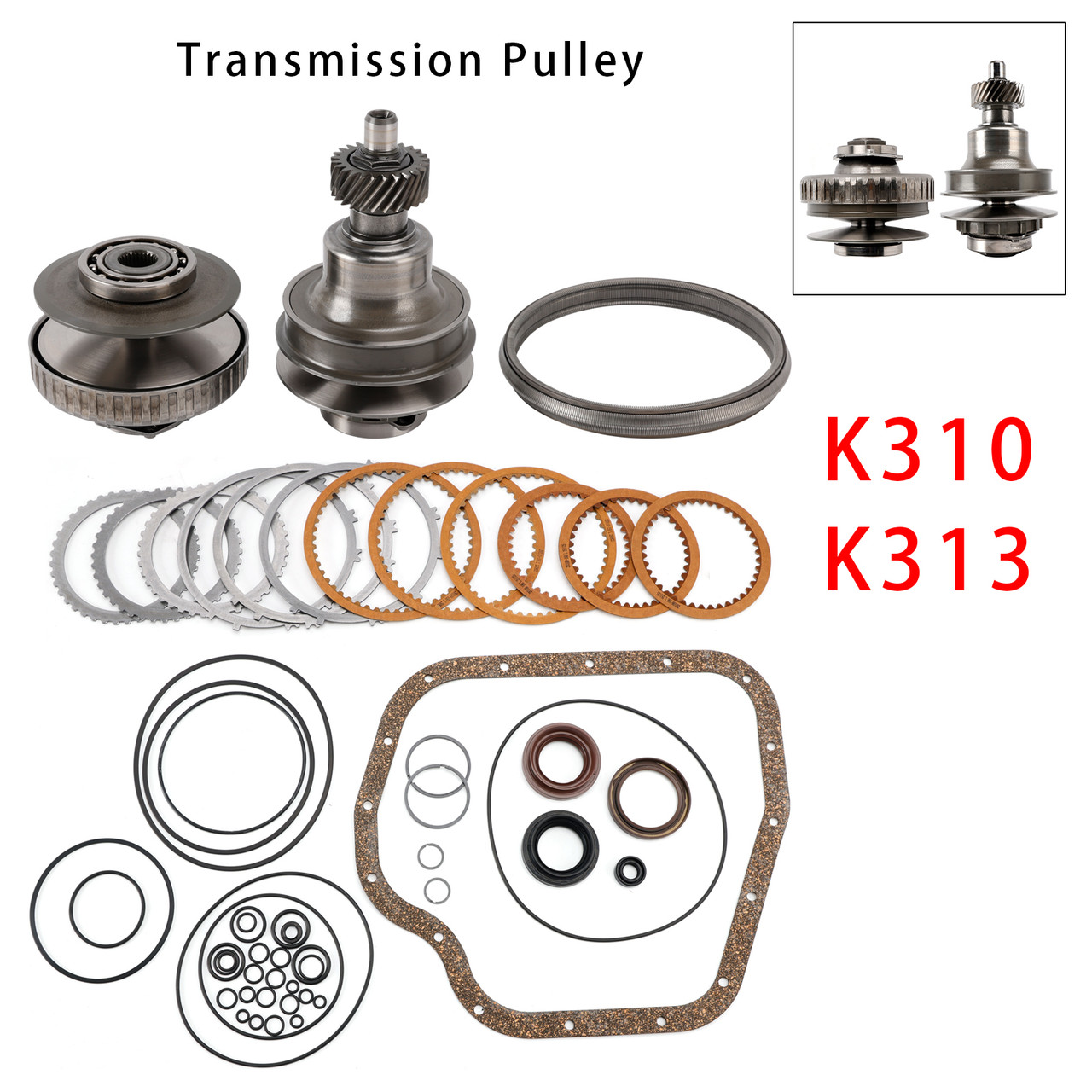 2015-2016 Toyota Ractis  1.2L CVT Transmission Pulley Set With Belt Chain K310 K313 Generic