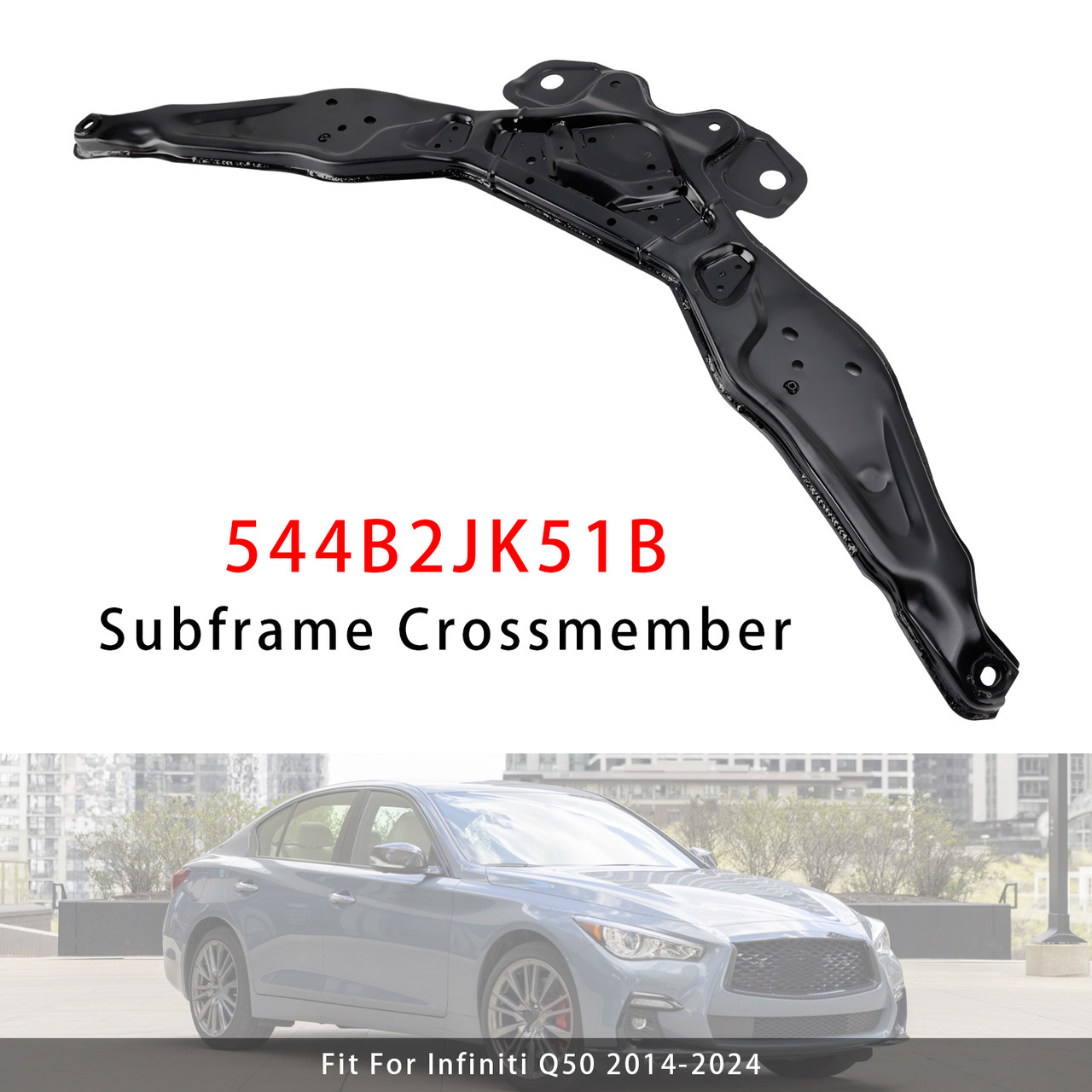 2014-2024 Infiniti Q50 Front Crossmember Subframe Bracket 544B2JK51B Generic