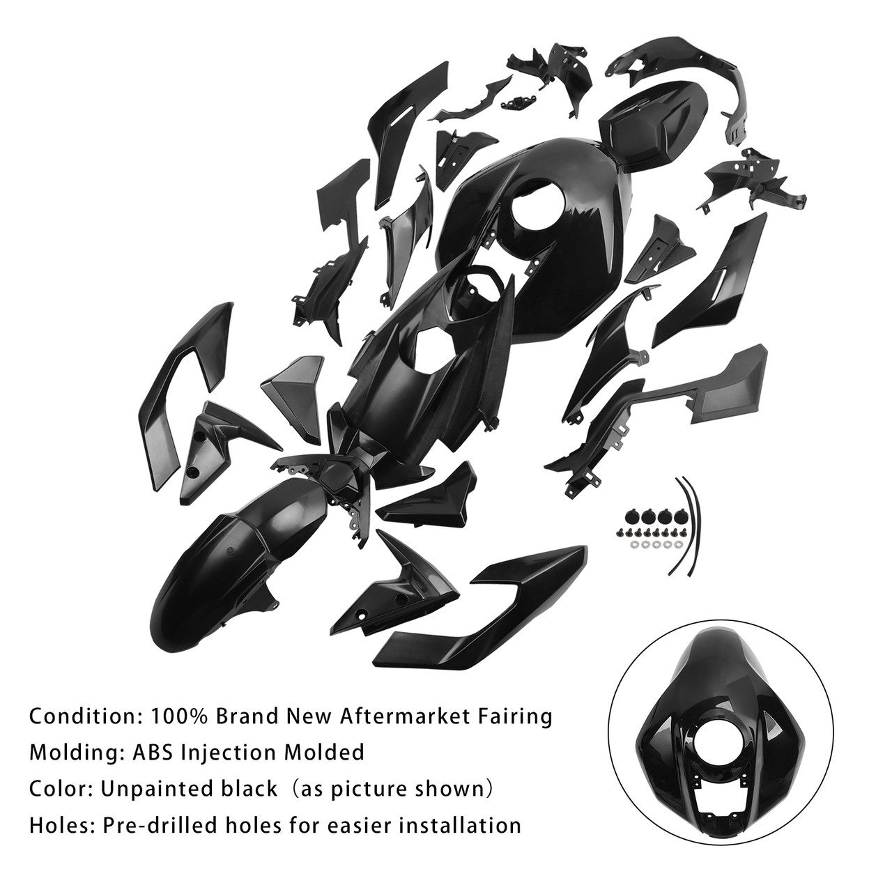 2023-2025 Triumph Street Triple 765 R/RS Aftermarket Fairing Set Generic