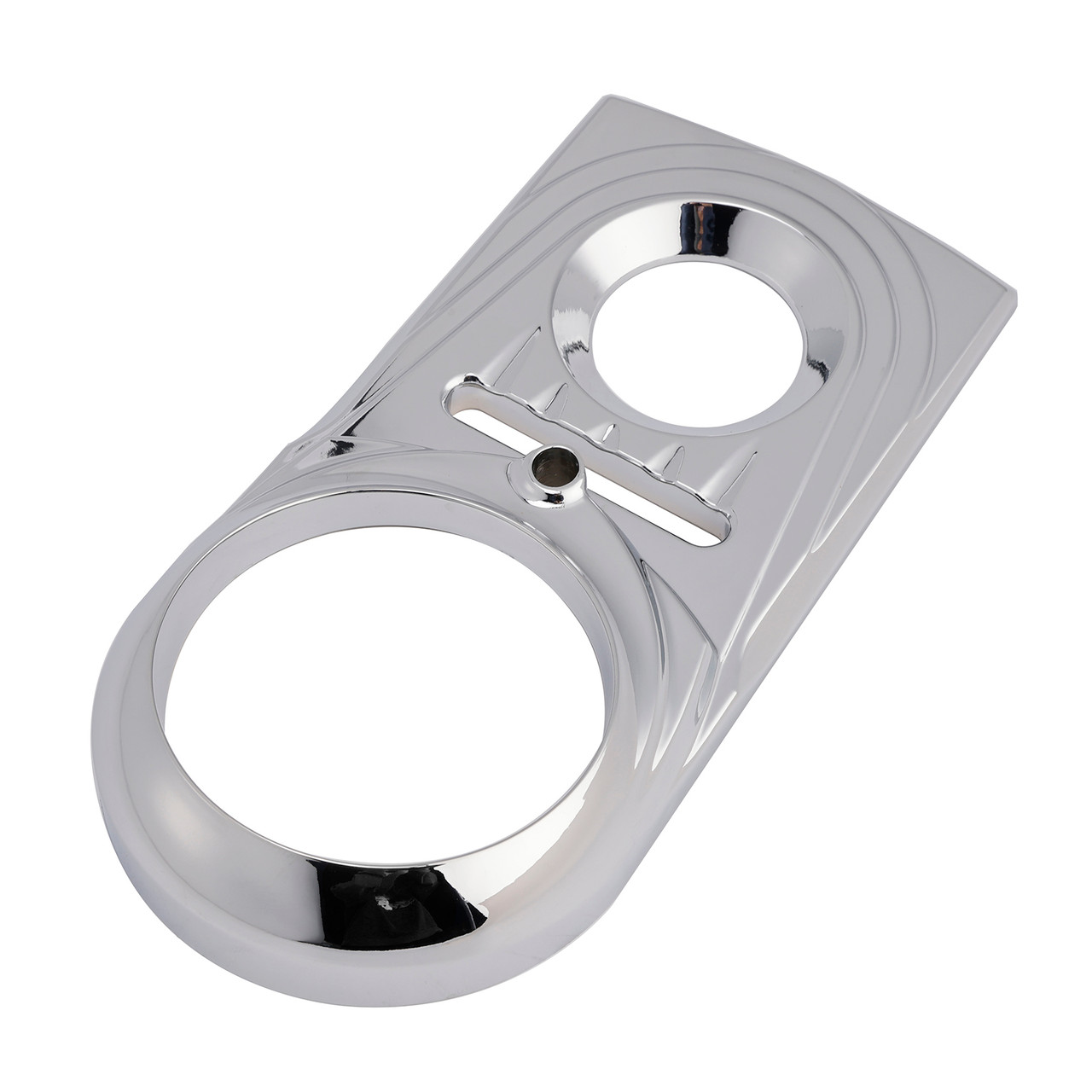 1993-2015 Harley Gas Tank Dash Panel Insert Cover Chrome Generic