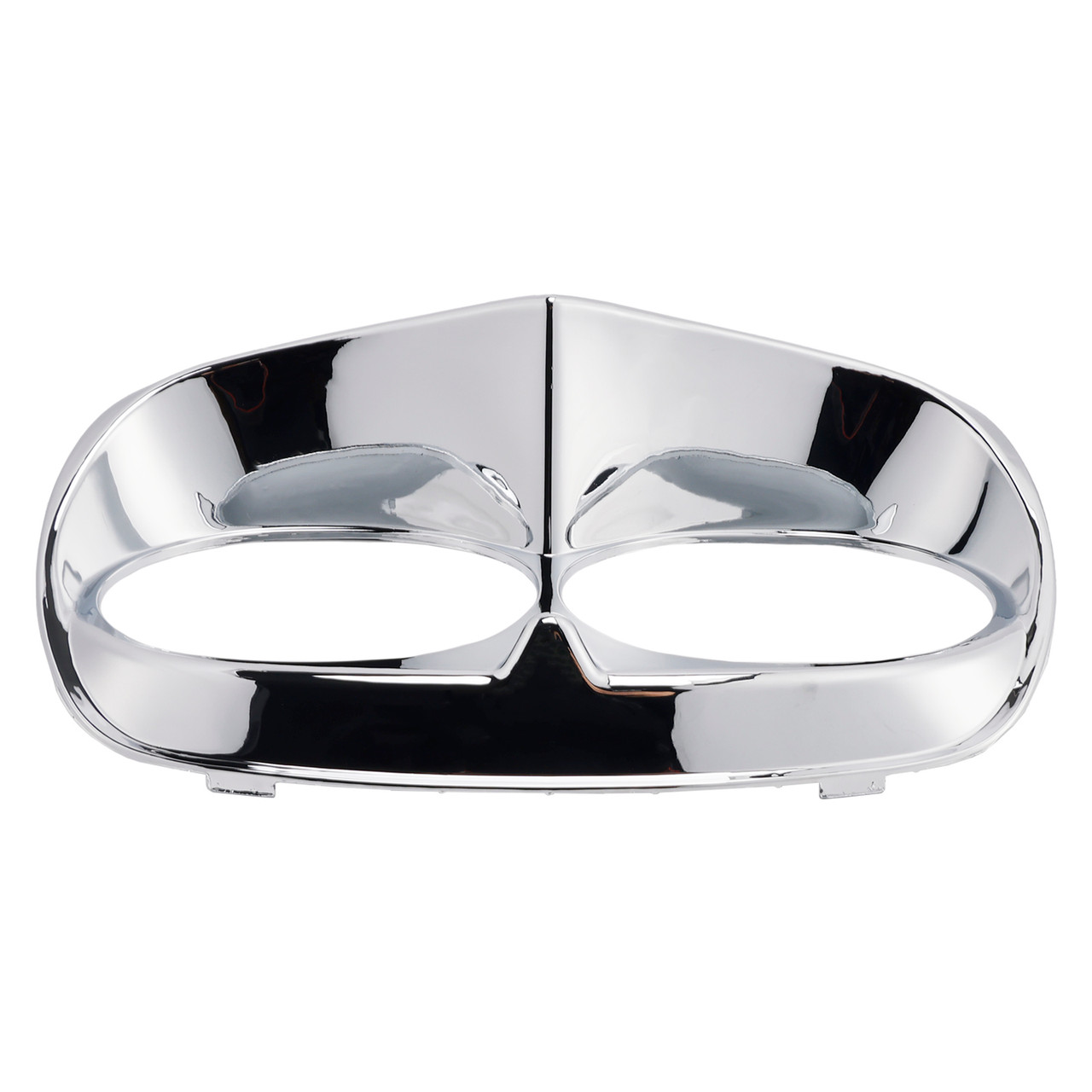 2010-2013 H-D headlight assembly Dual Headlight Trim Bezel Cover Fairing Chrome Generic
