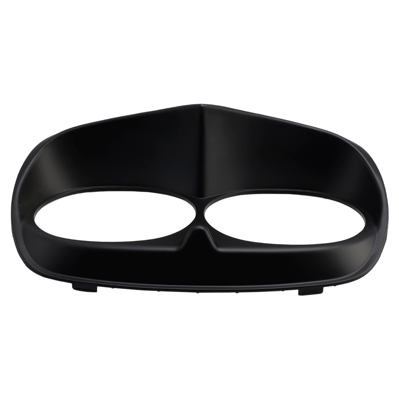 1998-2013 Harley Davidson Road Glide Dual Headlight Trim Bezel Cover Fairing Matte Black Generic