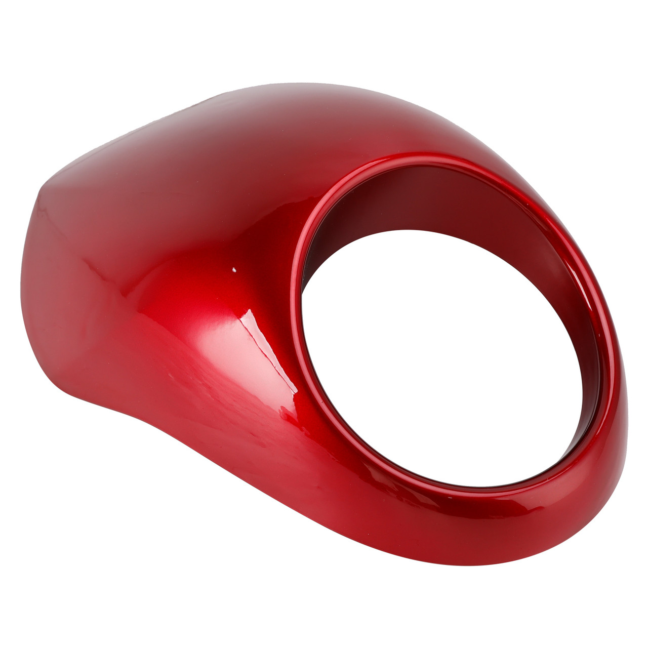 1973-up Sportster Dyna XL 883 1200 FX Headlight Fairing Light Cover Red Generic