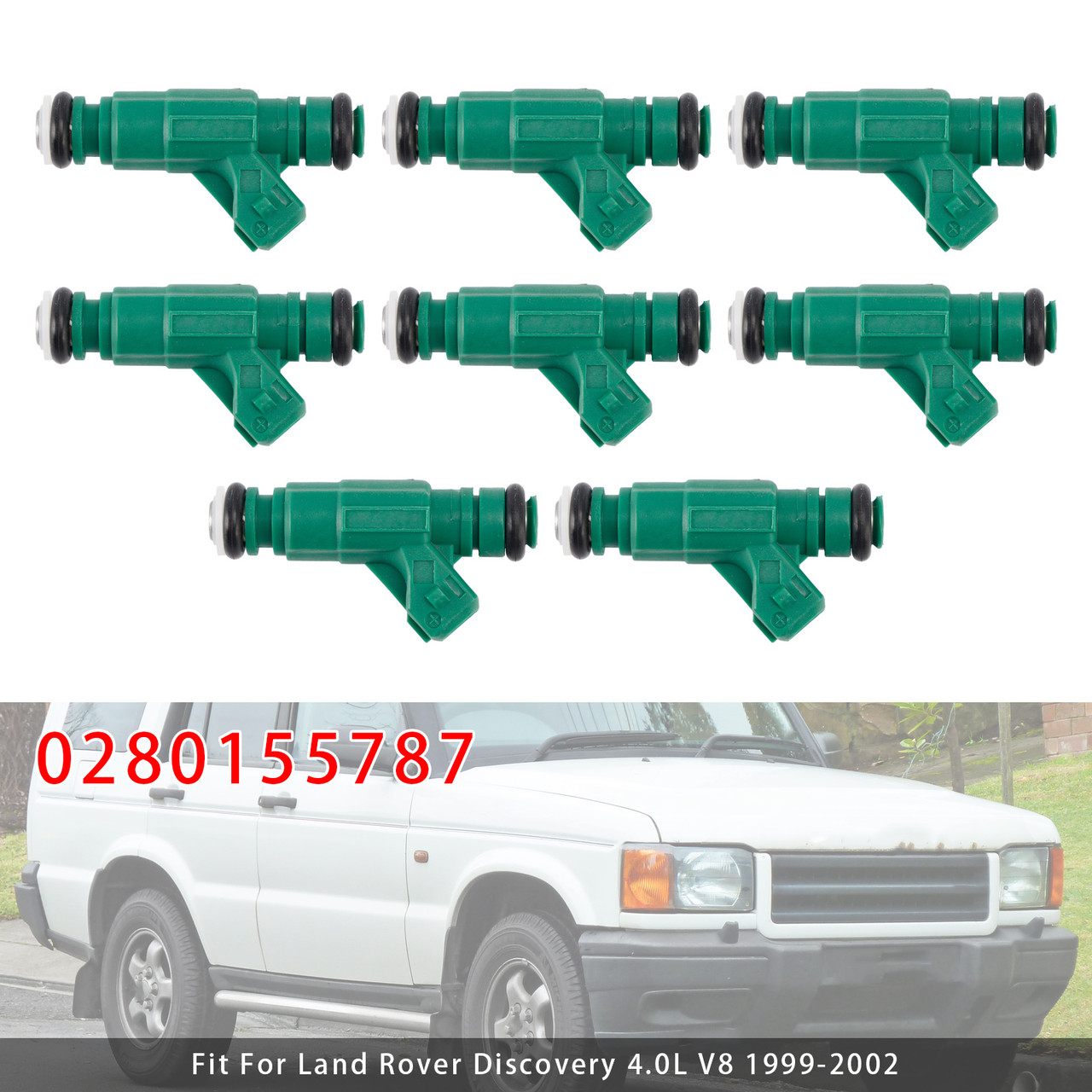 1999-2002 Land Rover Range Rover 4.6L V8 8Pcs Fuel Injector 0280155787 Generic
