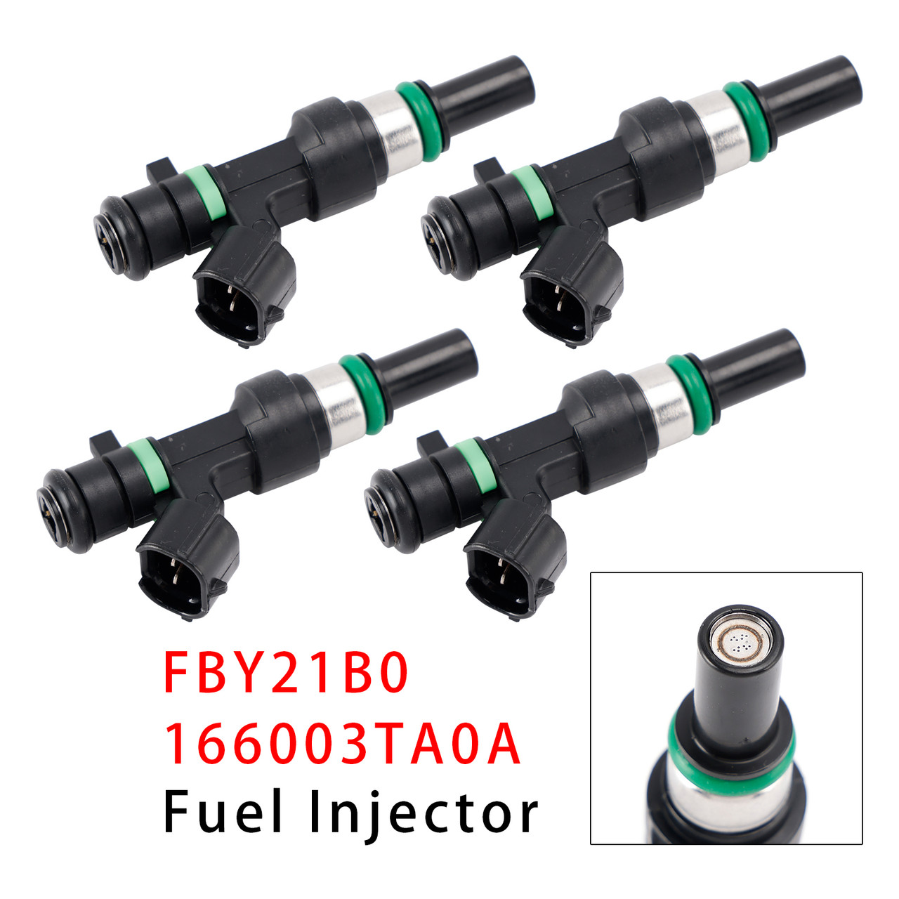 2014-2015 Nissan Rogue 2.5L L4 Gas 4Pcs Fuel Injector FBY21B0 166003TA0A Generic