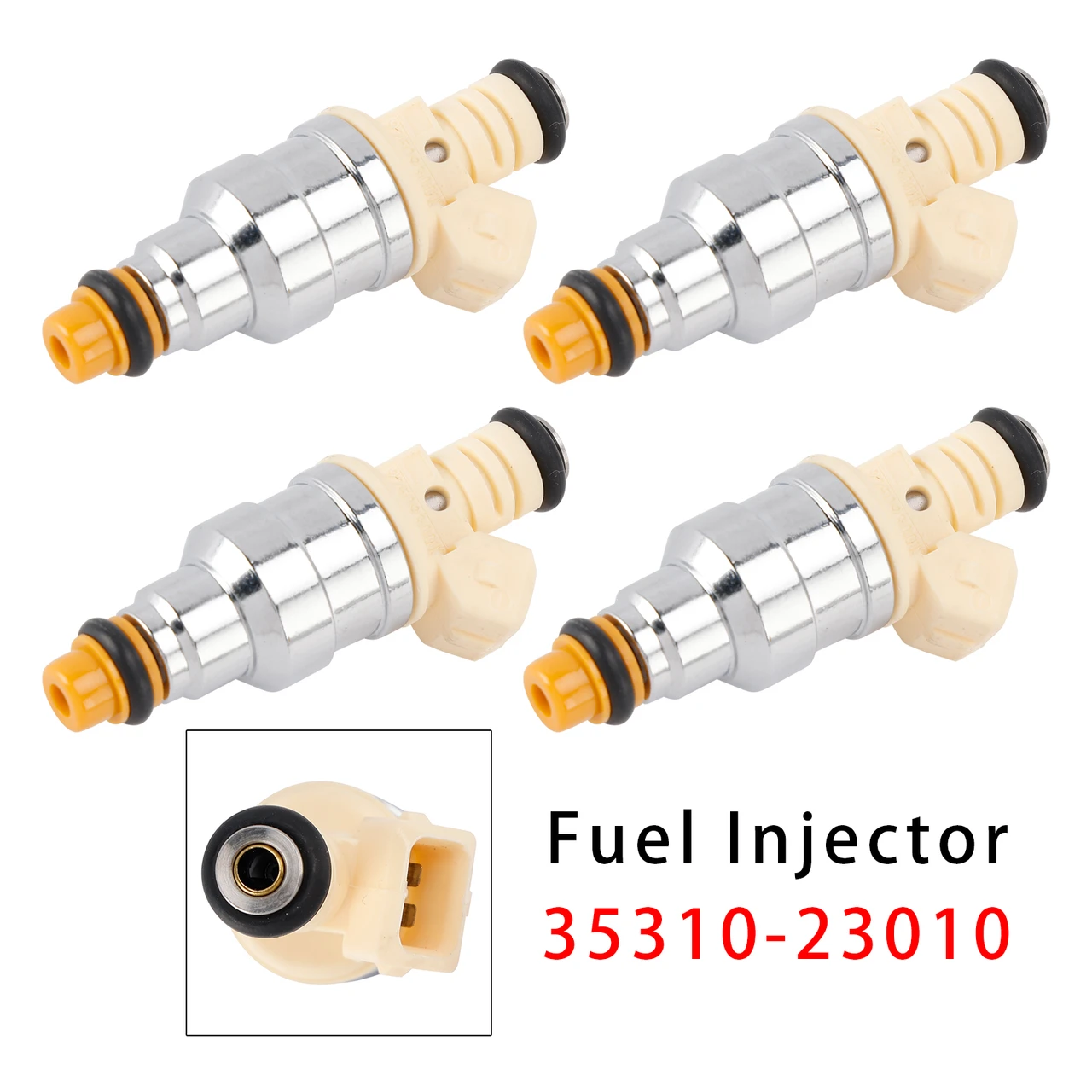 1997 Hyunda Tiburon 1.8L I4 4Pcs Fuel Injector 35310-23010 Generic