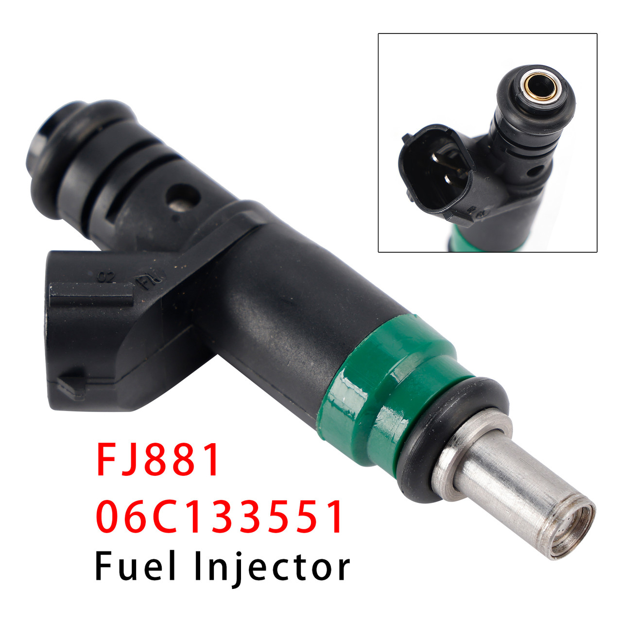 2002-2004 Audi A6/ Quattro V6 3.0L 1Pcs Fuel Injector 06C133551 Generic