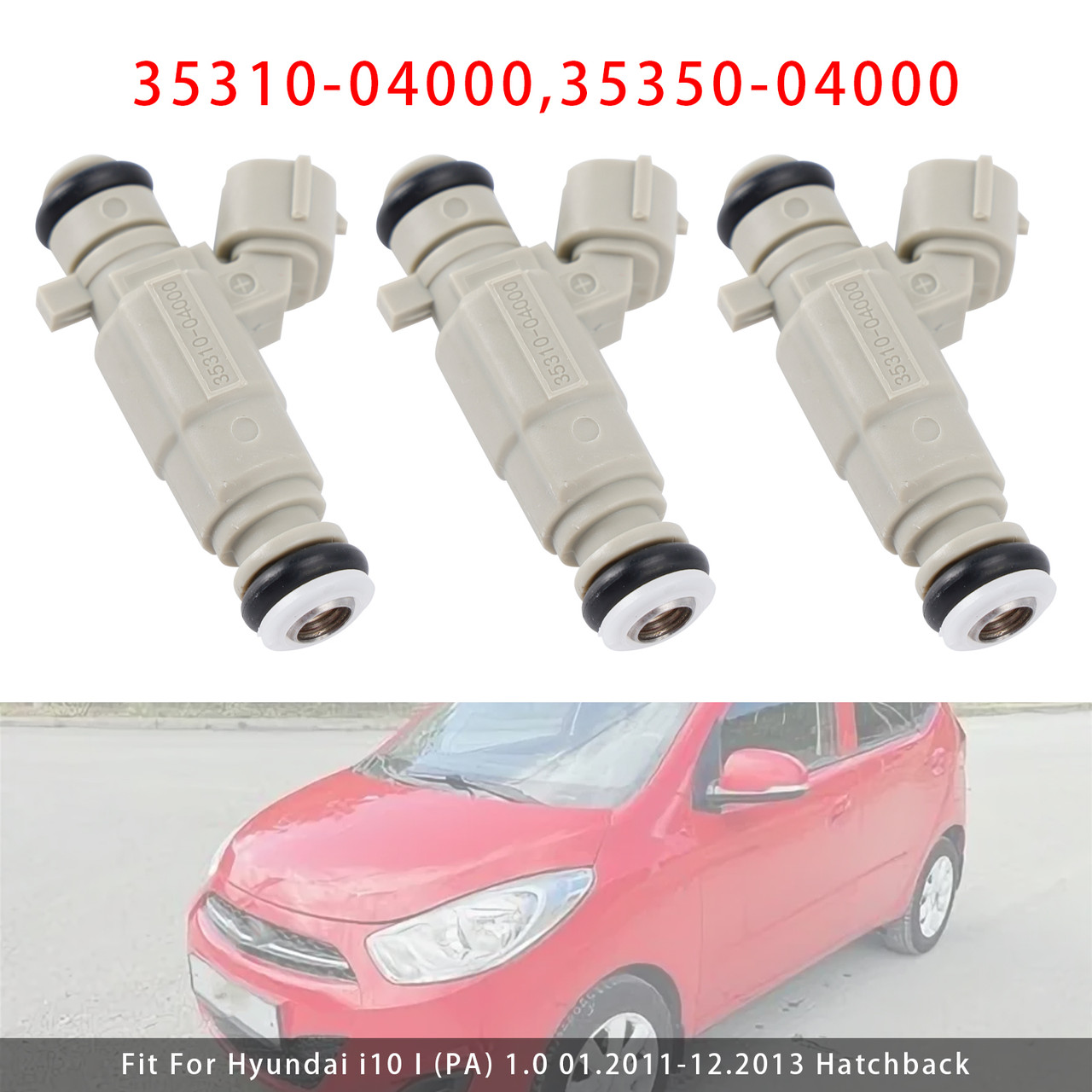 2016-2022 Kia Sportage IV 3Pcs Fuel Injector 35350-04000 35310-04000 Generic