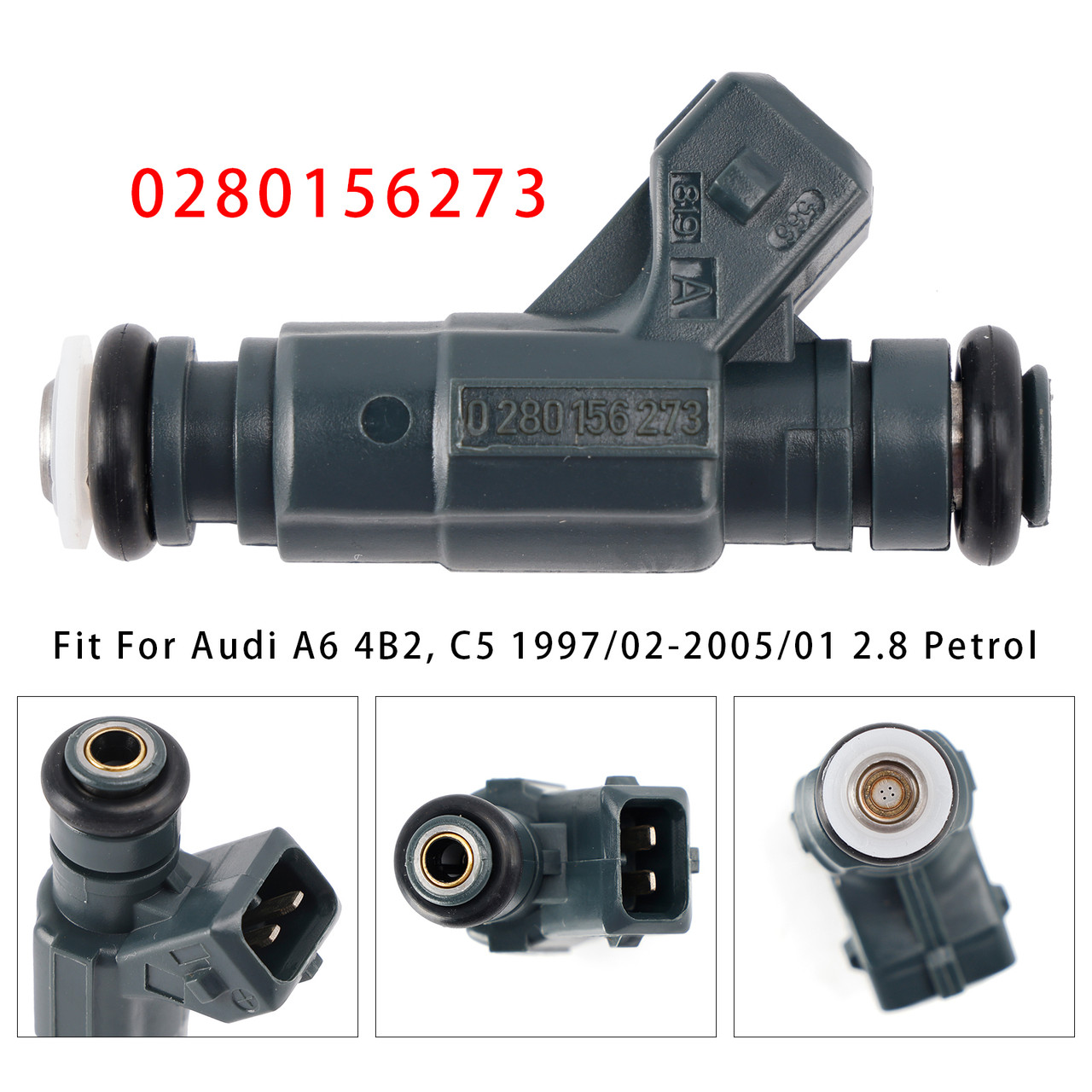 1996-2005 Audi A4 A6 A8 1Pcs Fuel Injector 0280156273 FJ575 Generic