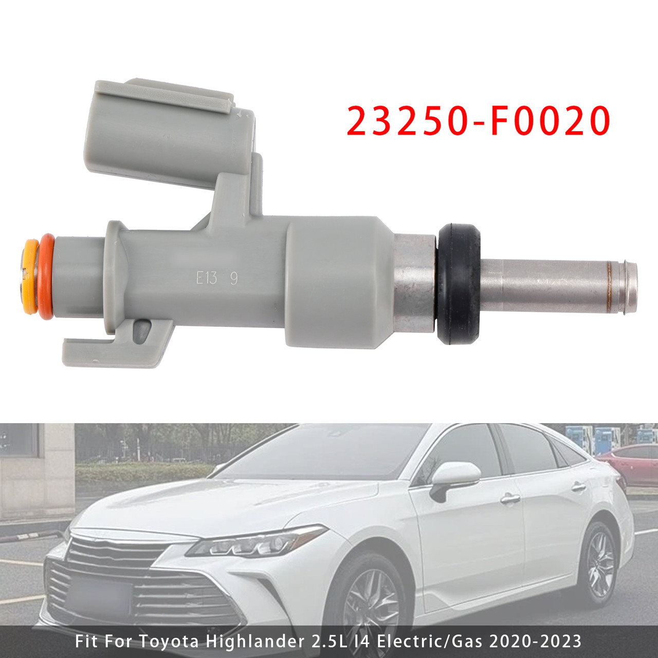 2019-2023 Lexus NX450H+ ES300H NX350H ES250 NX250 2.5L 1Pcs Fuel Injector 23250-F0020 Generic