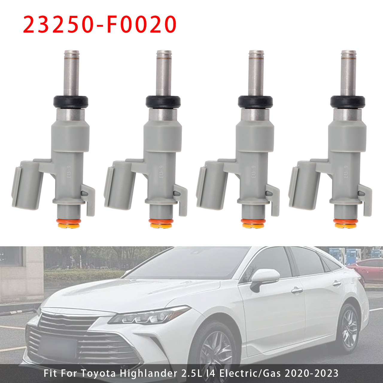 2018-2023 Toyota RAV4 Highlander Camry 2.5L 4Pcs Fuel Injector 23250-F0020 Generic
