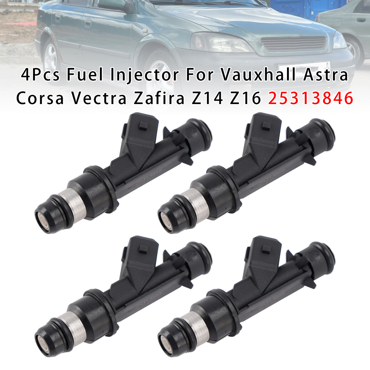 1995-2002 Opel Vectra B 4Pcs Fuel Injector 25313846 Generic
