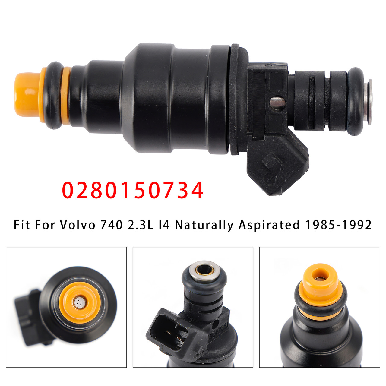 1987-1989 Peugeot 405 505 1.9L 2.2L 1Pcs Fuel Injector 0280150734 Generic