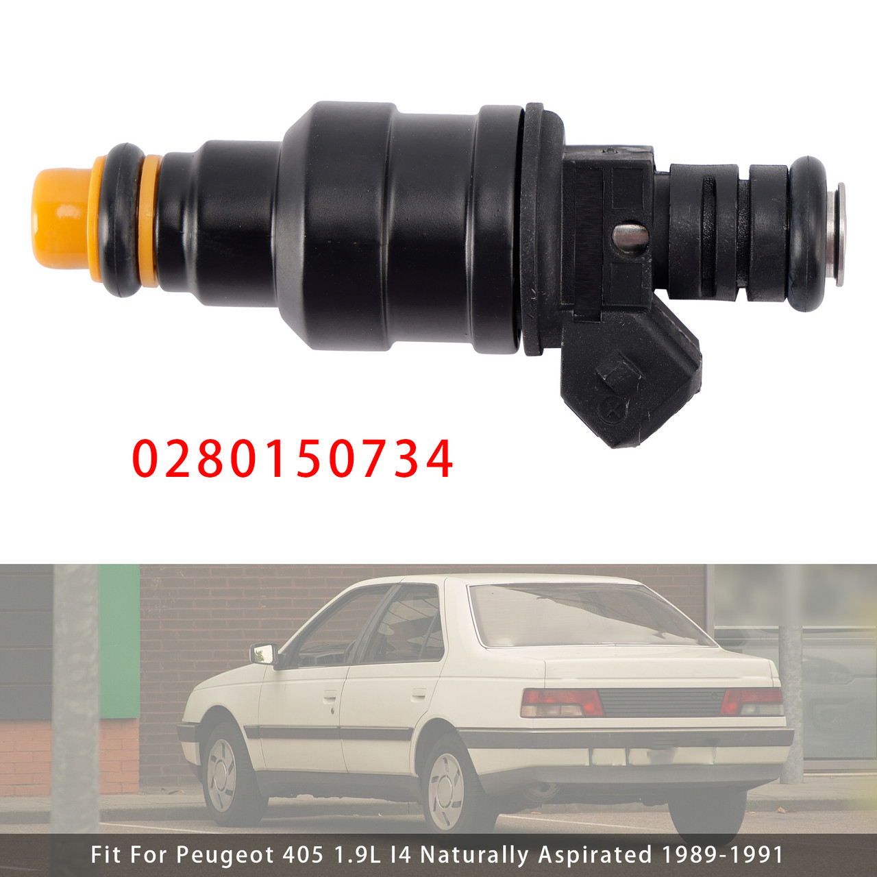 1985-1995 Volvo 240 244 245 740 745 940 1Pcs Fuel Injector 0280150734 Generic