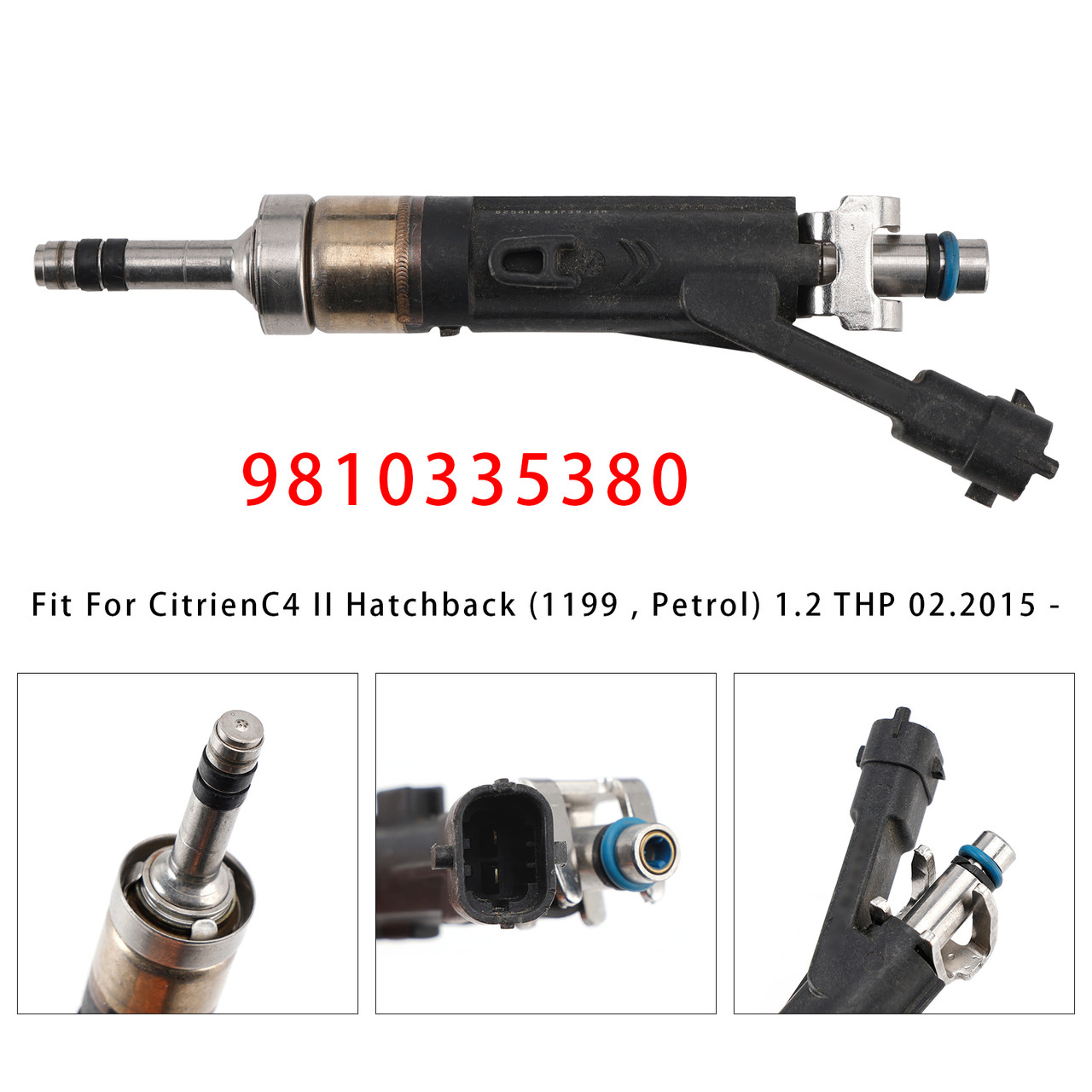 2017-onward OPEL Crossland X 1Pcs Fuel Injector 28433993 28579609 75114380 Generic