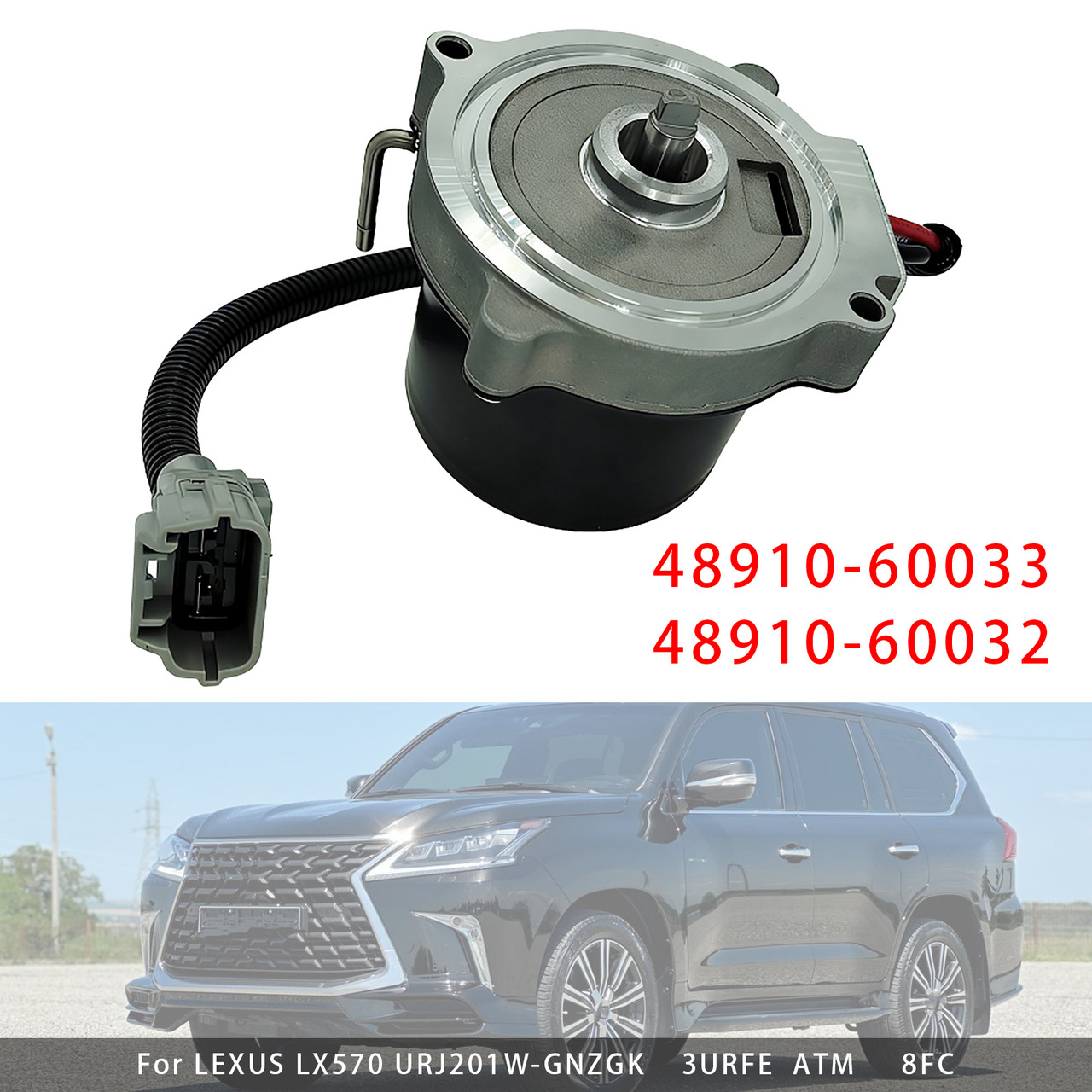 LEXUS LX570 URJ201W-GNZGK Height Control Pump Motor 48910-60033 48910-60032 Generic