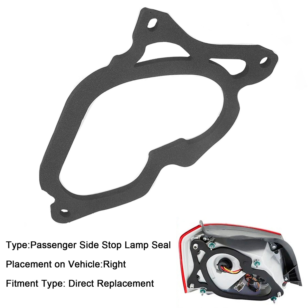 2014-2020 Chevrolet Impala Tail Light Stop Lamp Seal Passenger Side 84527174 Generic