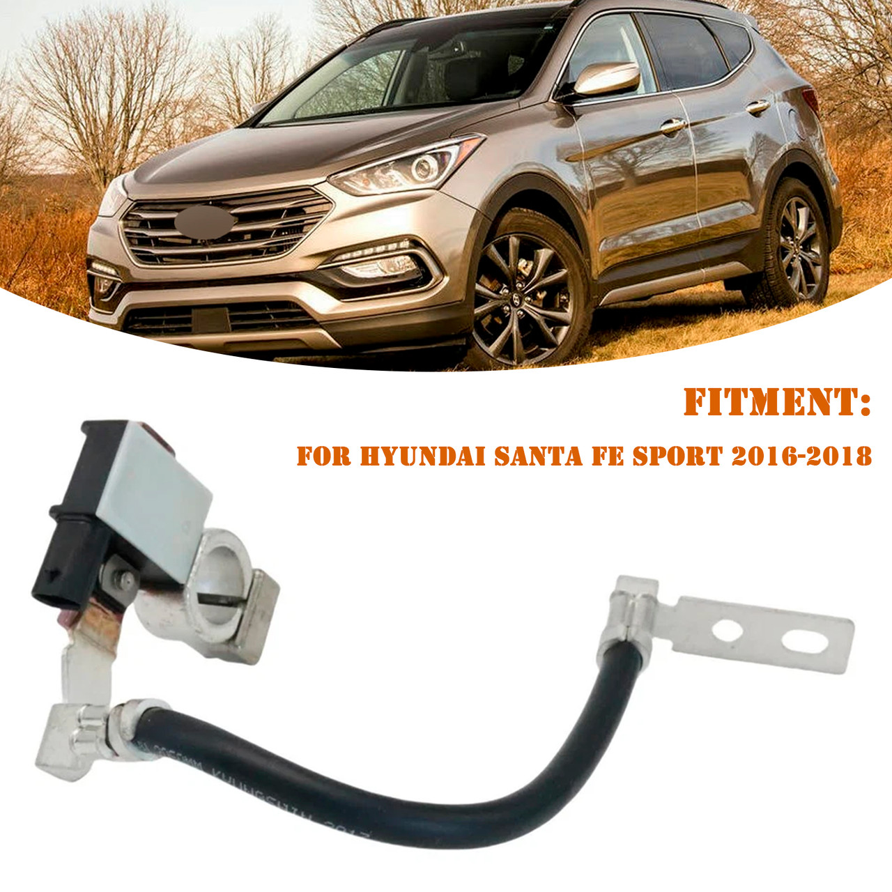 2016-2018 Hyundai Santa Fe Sport Battery Negative Sensor Cable 371804Z500 Generic
