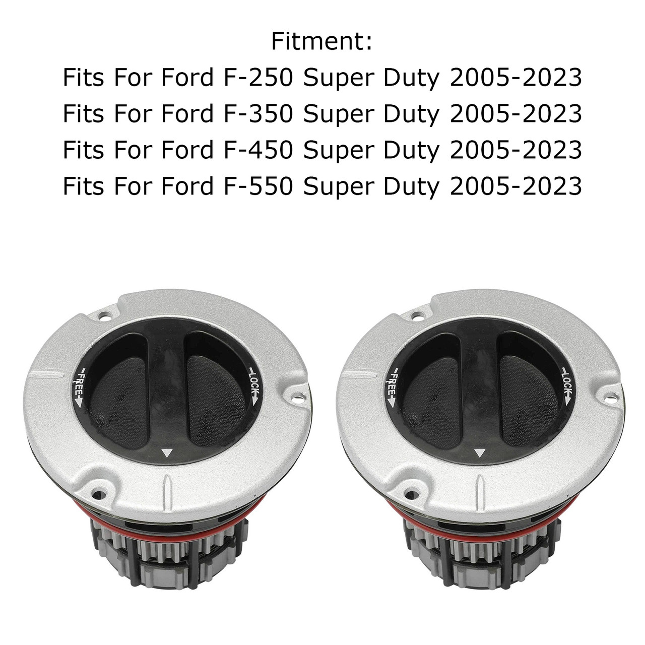 2005-2023 Ford F-250 F-350 F-450 F-550 Super Duty 2Pcs Front Manual Lock Hub Link BC3Z-3B396-B Generic