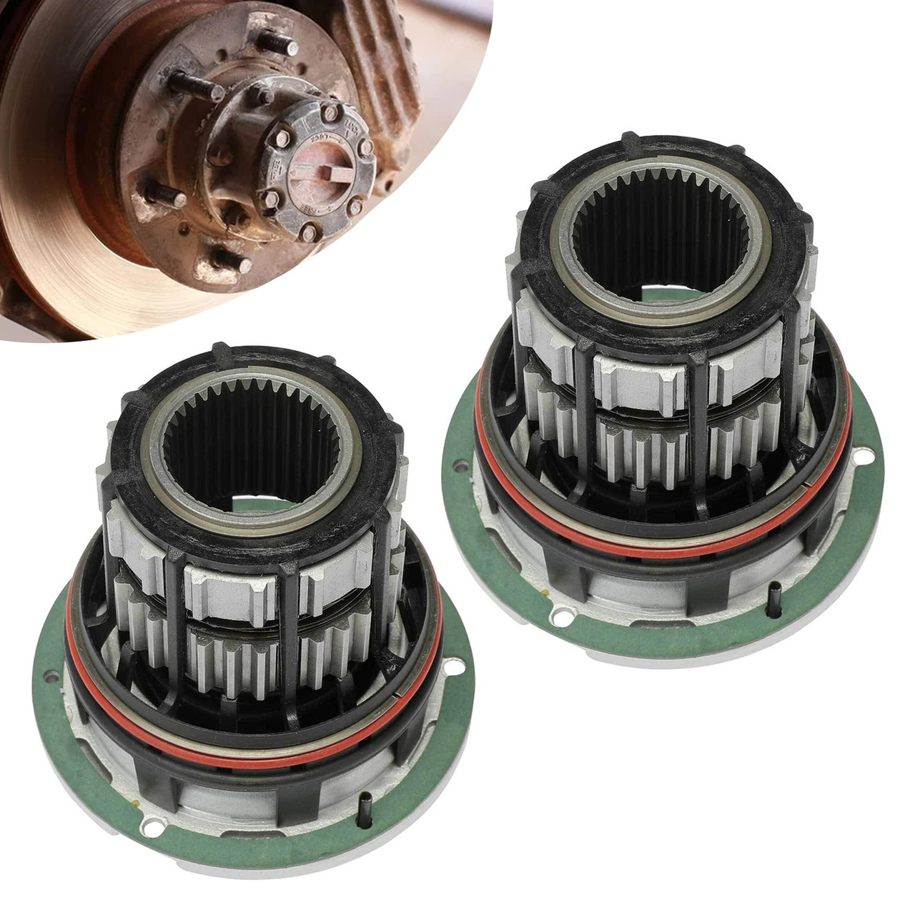2005-2023 Ford F-250 F-350 F-450 F-550 Super Duty 2Pcs Front Manual Lock Hub Link BC3Z-3B396-B Generic